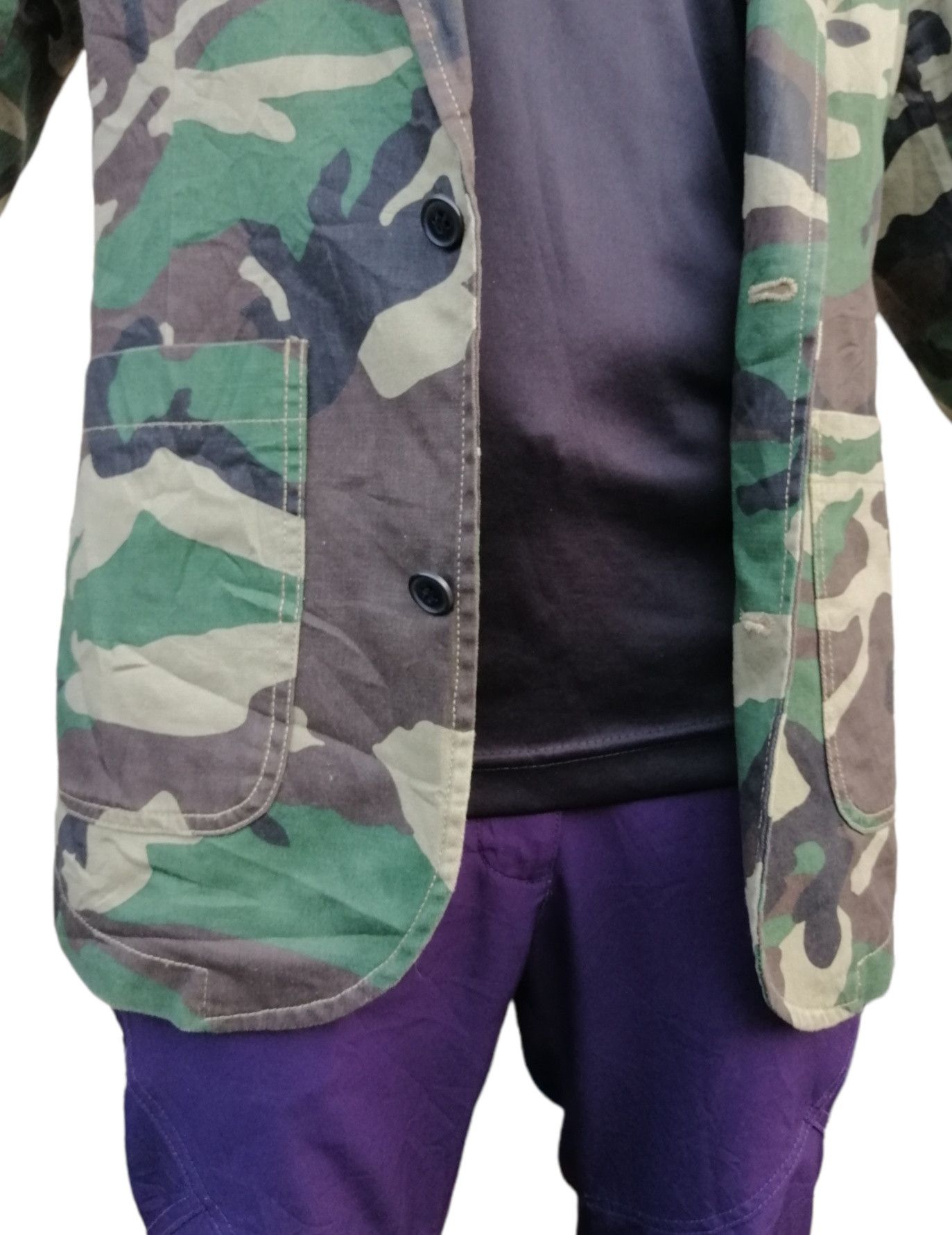 Japanese Brand Japanese Brand Browny Camo Blazer Jacket Size US S / EU 44-46 / 1 - 12 Thumbnail