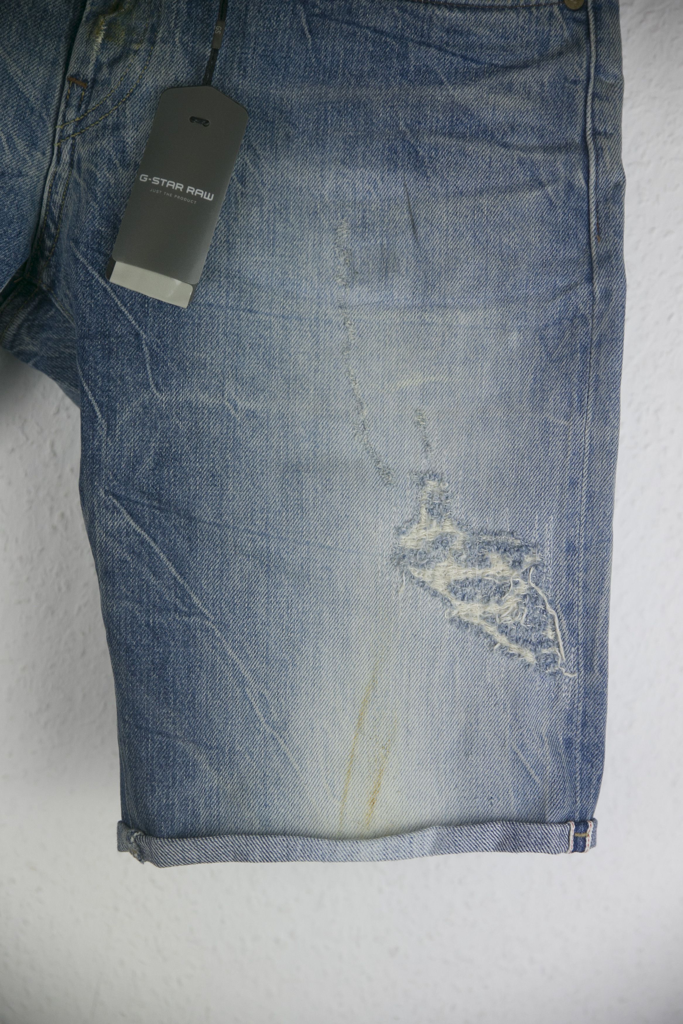 G-Star NWT G-STAR RAW 3301 RL Selvedge Denim Shorts W32 Size US 32 / EU 48 - 2 Thumbnail
