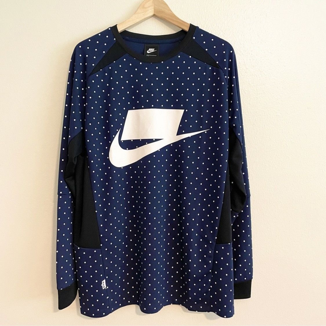 Nike Nike NSW Loose Fit Long Sleeve Polka Dot Shirt Grailed