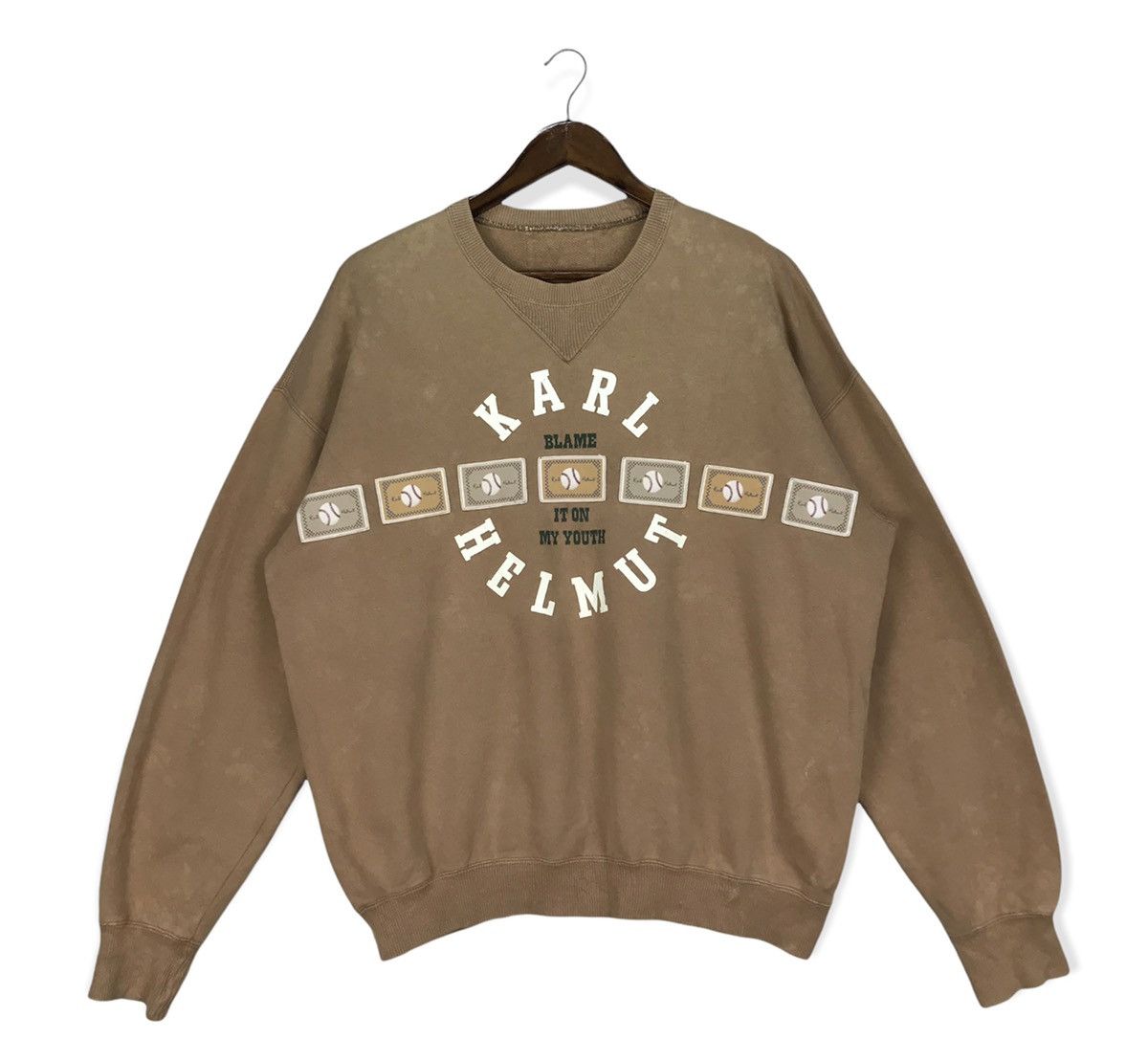 Karl Helmut Vintage Karl Helmut Sweatshirt Faded Size US L / EU 52-54 / 3 - 1 Thumbnail