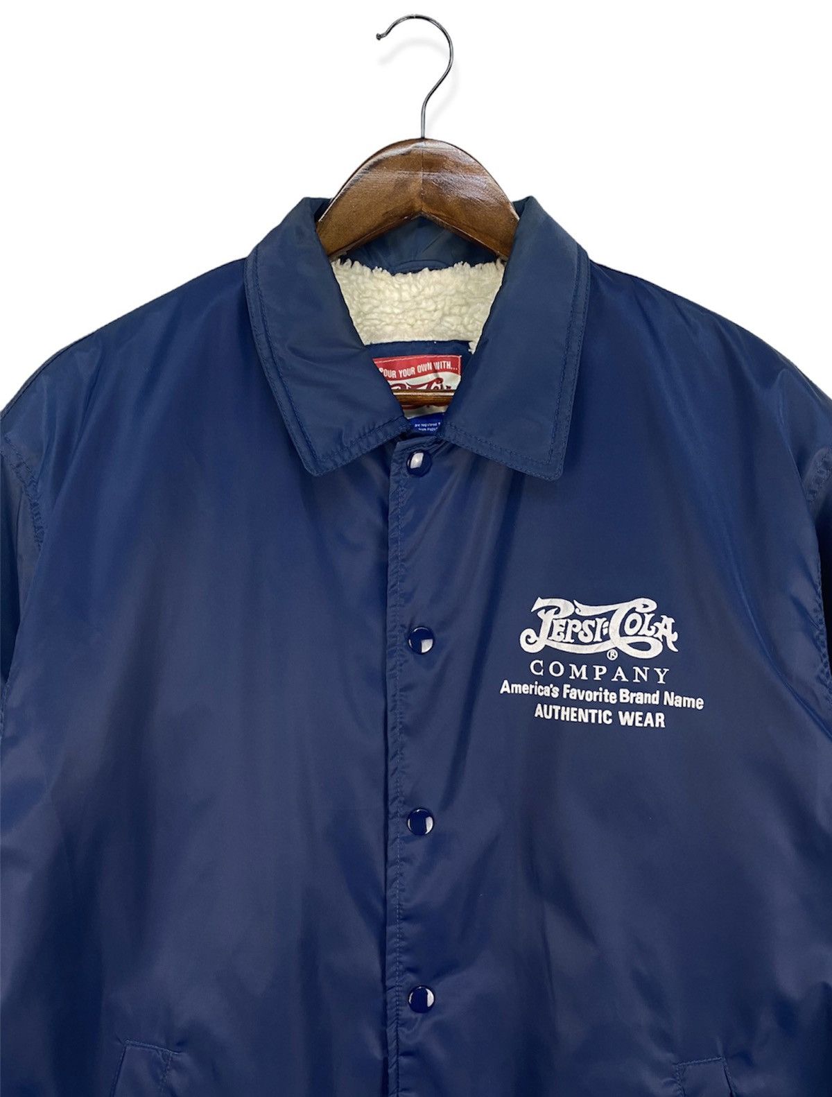 Coca Cola Vintage Pepsi-Cola Company Coach Jacket Size US L / EU 52-54 / 3 - 2 Thumbnail