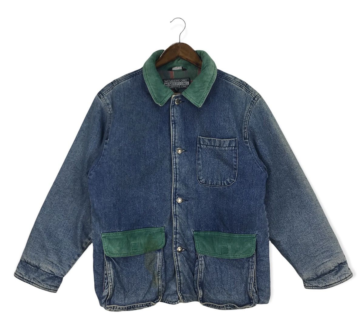 Members Only Vintage Member Only Denim Jacket Size US M / EU 48-50 / 2 - 1 Thumbnail