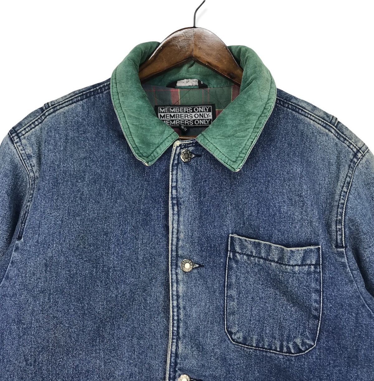 Members Only Vintage Member Only Denim Jacket Size US M / EU 48-50 / 2 - 2 Thumbnail