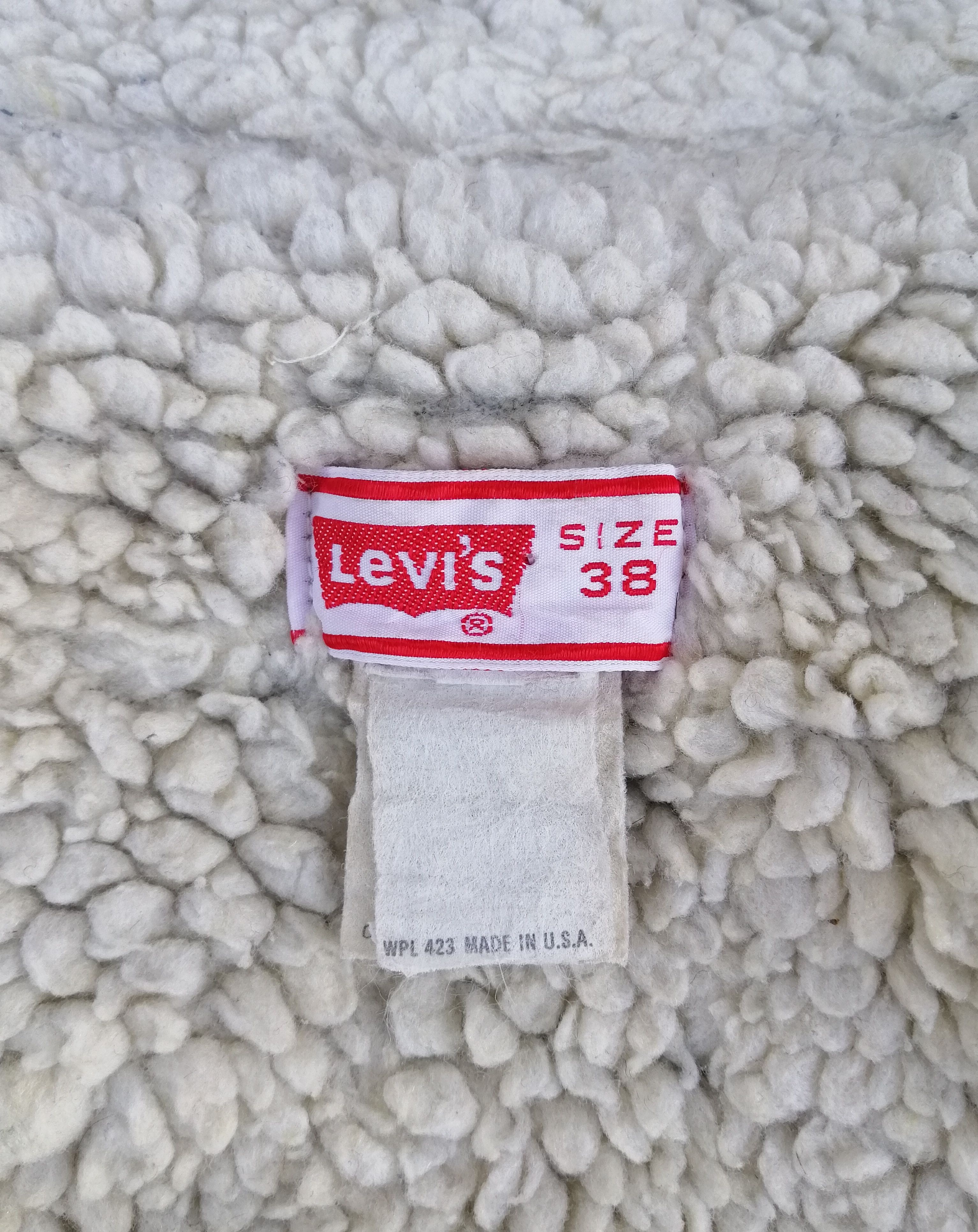 Levi's Vintage Levi's Orange Tag Sherpa Trucker Jacket Size US S / EU 44-46 / 1 - 19 Thumbnail