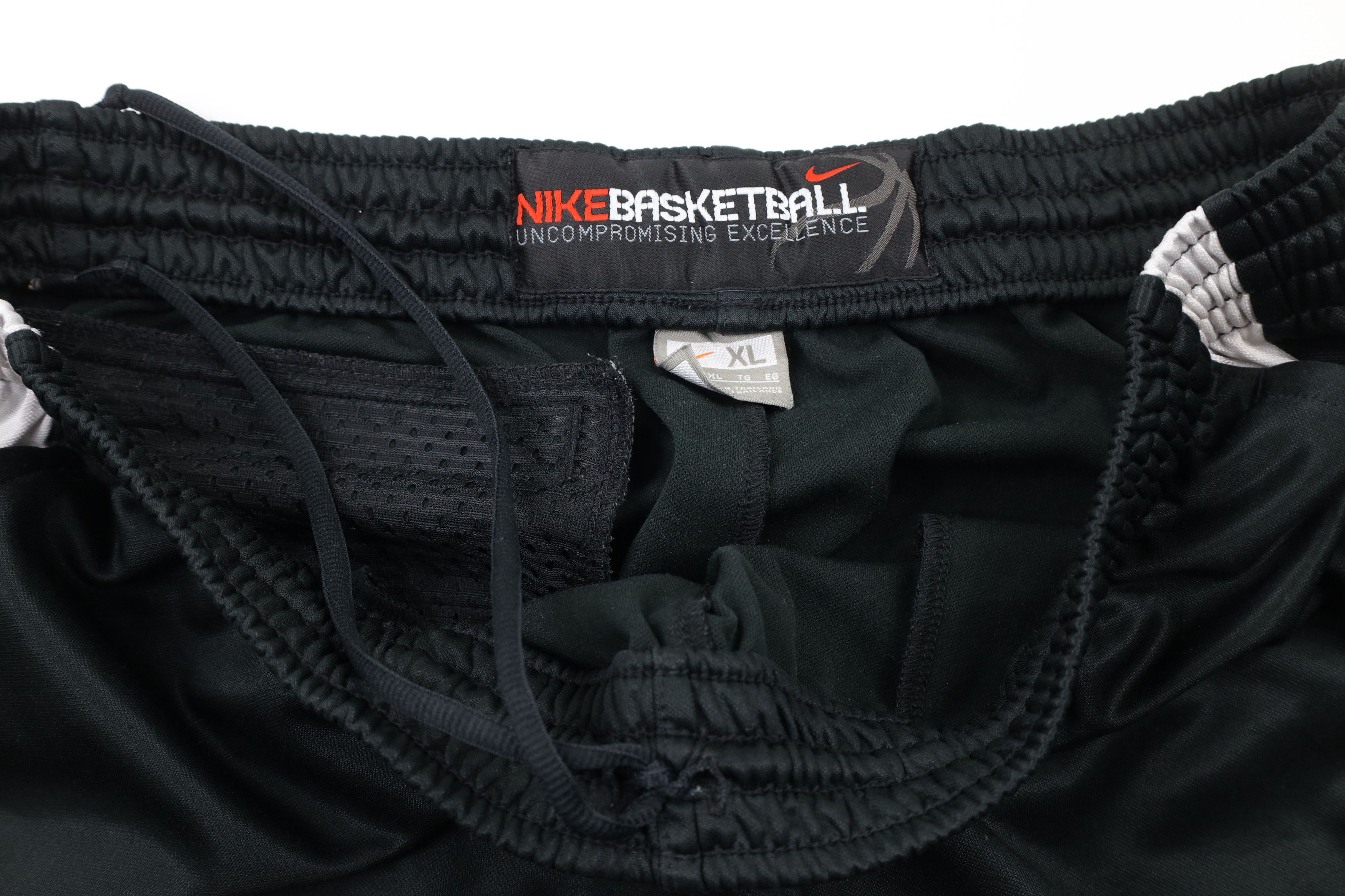 Nike × Vintage Vintage Nike Flight Spell Out Wide Leg Sweatpants Black XL Size 38 - 6 Thumbnail