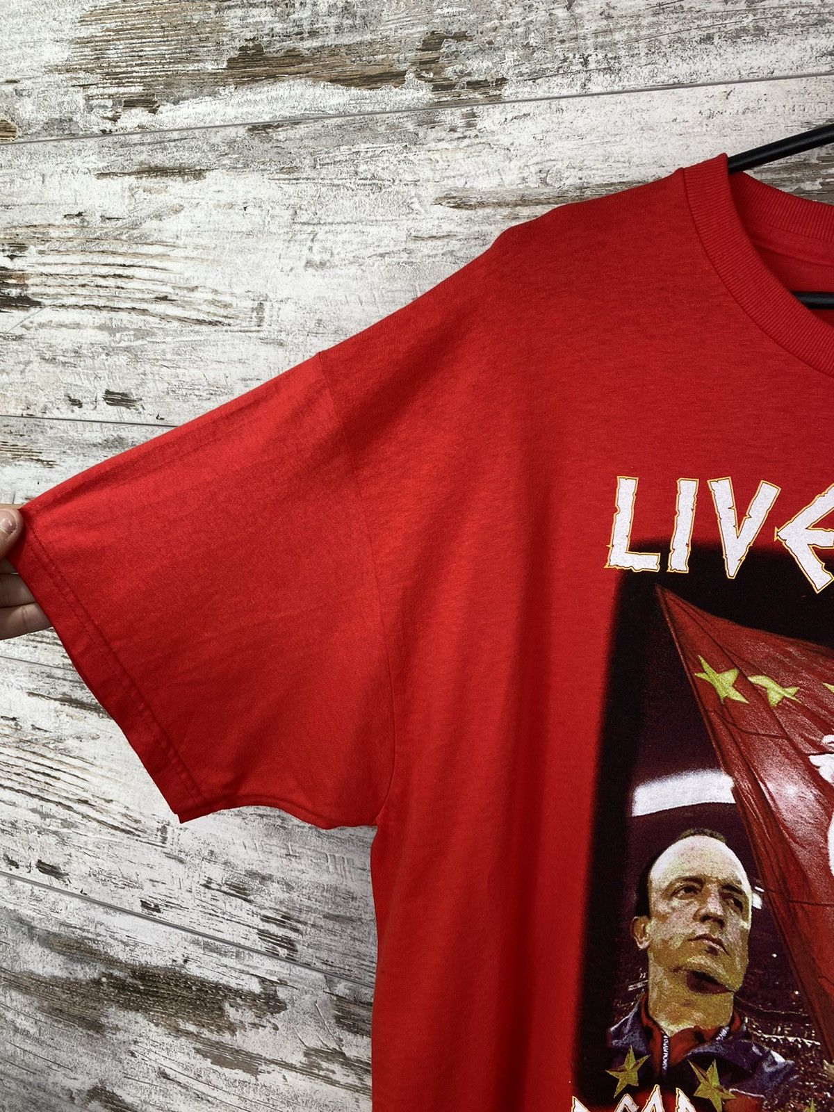 Vintage Mens Vintage FC Liverpool T shirt Road to Athens tee jersey Size US XL / EU 56 / 4 - 3 Thumbnail