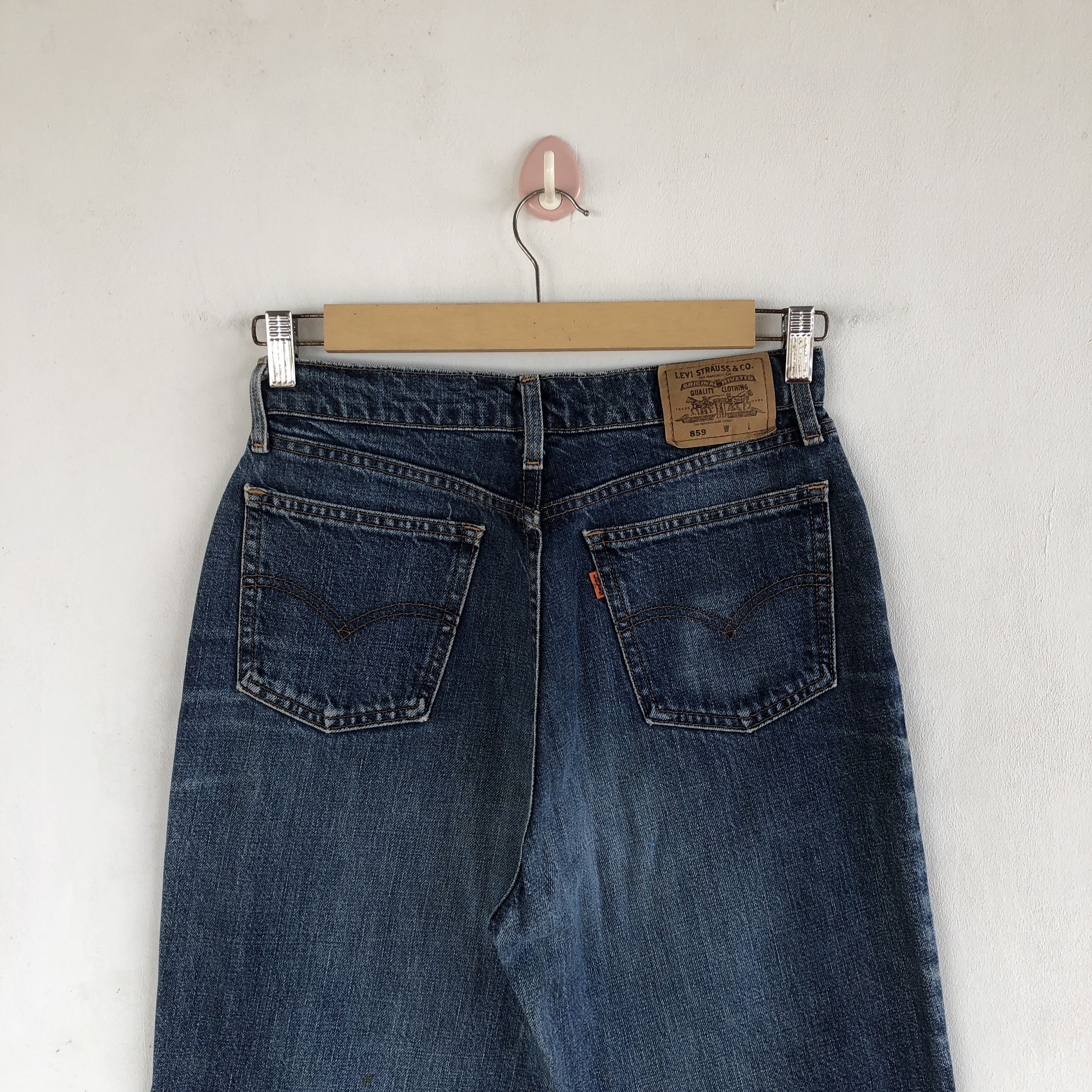 Levi's Vintage Levis Orange Tab Jeans Faded Levi's 859 Denim Pants Size 26" / US 2 / IT 38 - 4 Thumbnail