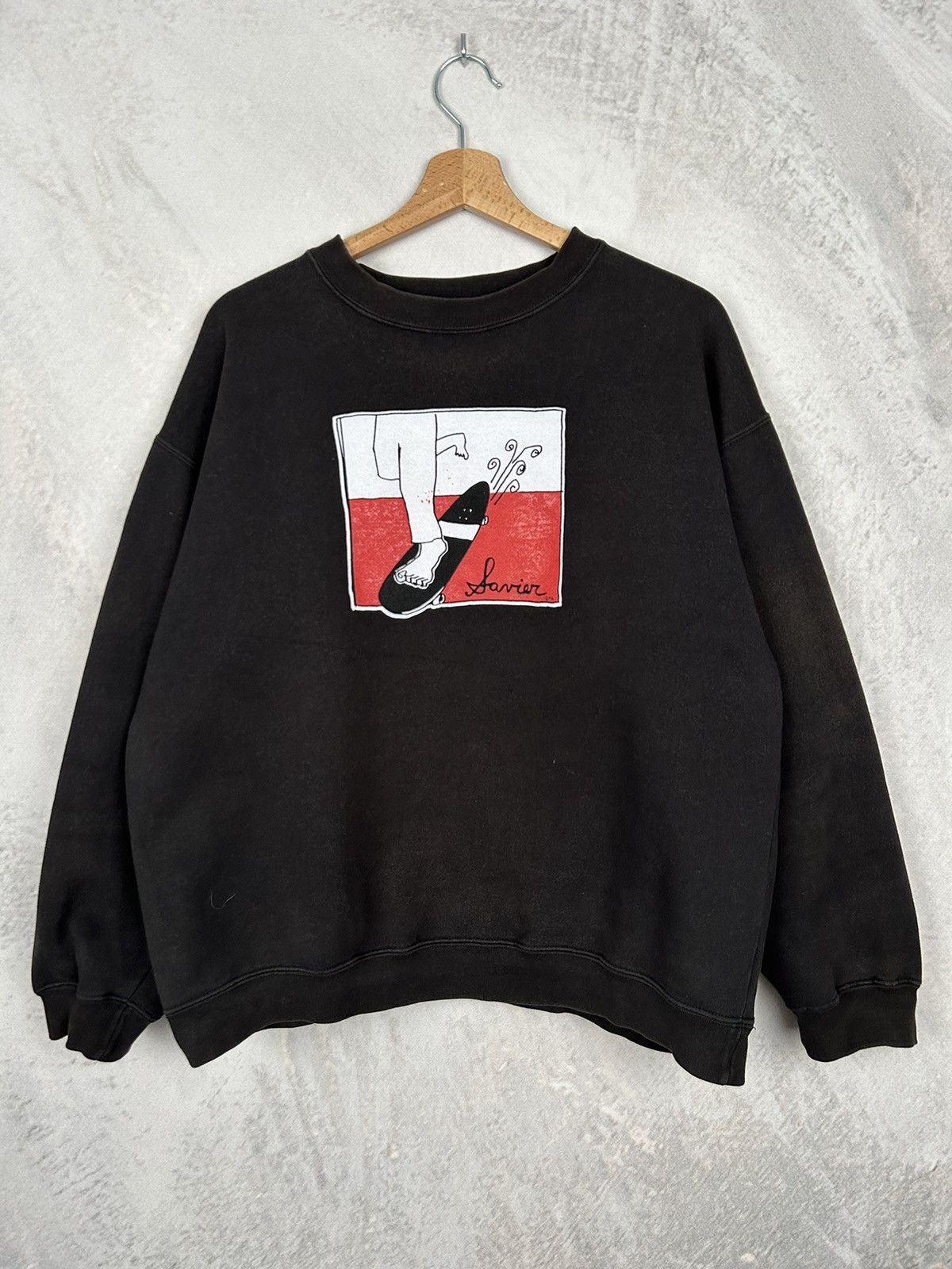 Vintage Vintage Savier Skateboarding 90s Boxy Fit Rare Retro Size US M / EU 48-50 / 2 - 1 Thumbnail