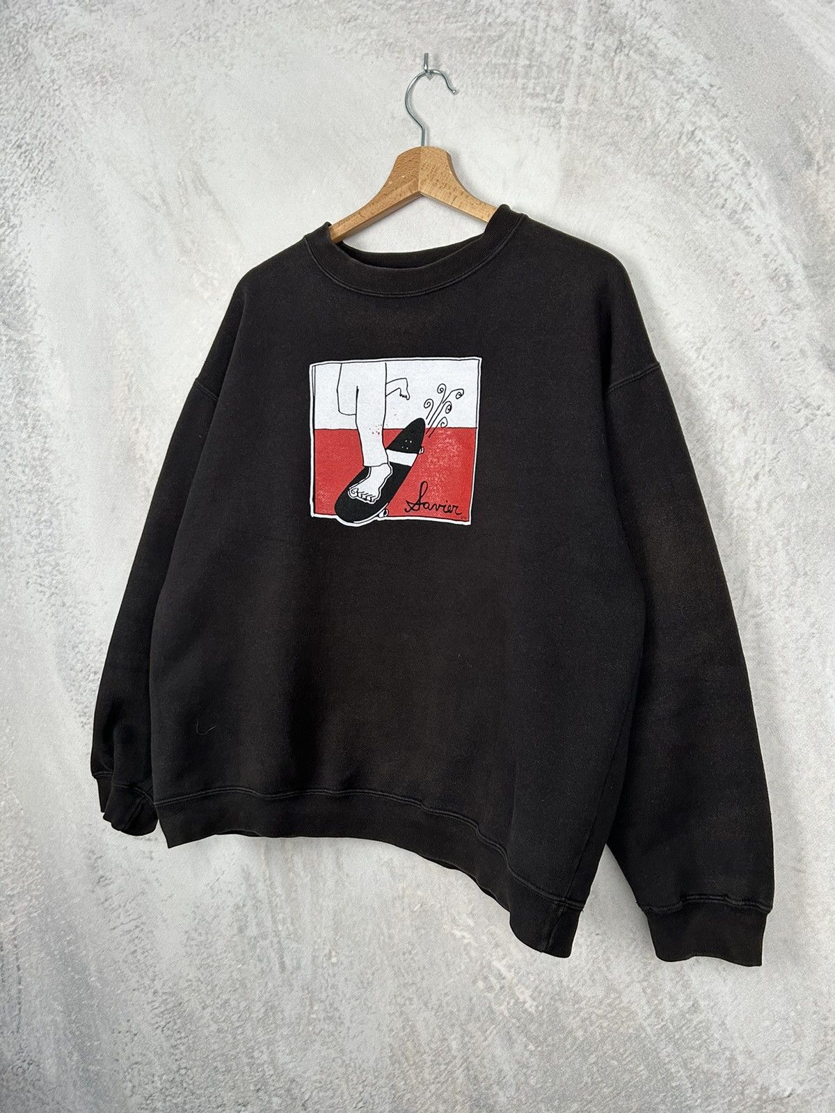 Vintage Vintage Savier Skateboarding 90s Boxy Fit Rare Retro Size US M / EU 48-50 / 2 - 2 Thumbnail
