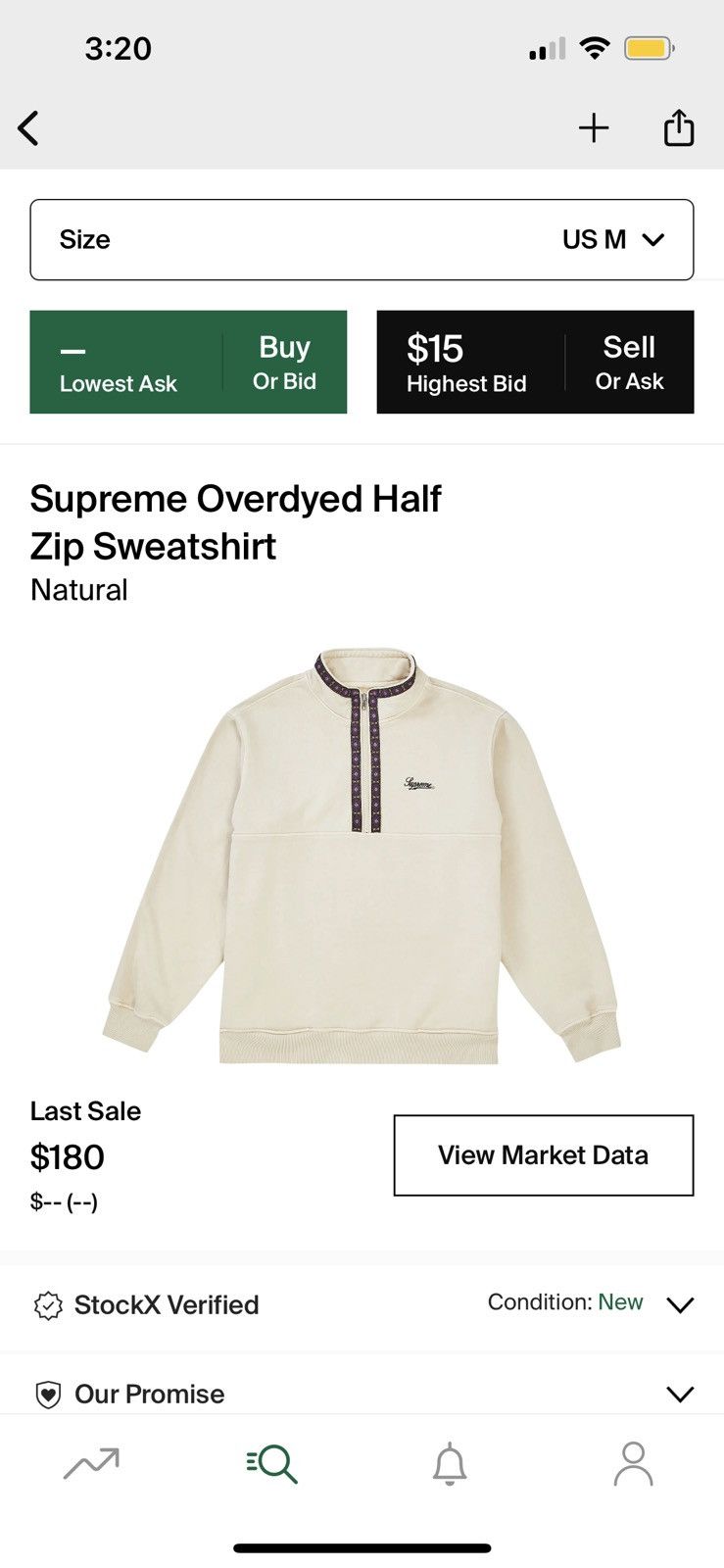 Supreme Supreme Overdyed Half Zip Sweatshirt FW18 Grailed