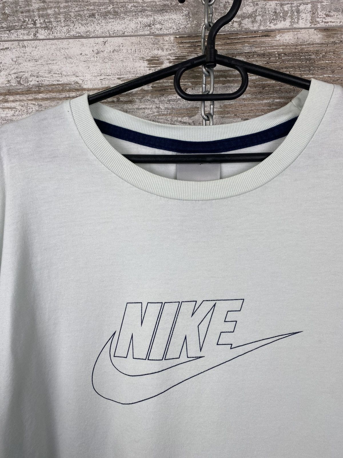 Nike × Vintage Mens Vintage Nike swoosh T Shirt big logo y2k streetwear Size US XL / EU 56 / 4 - 5 Thumbnail