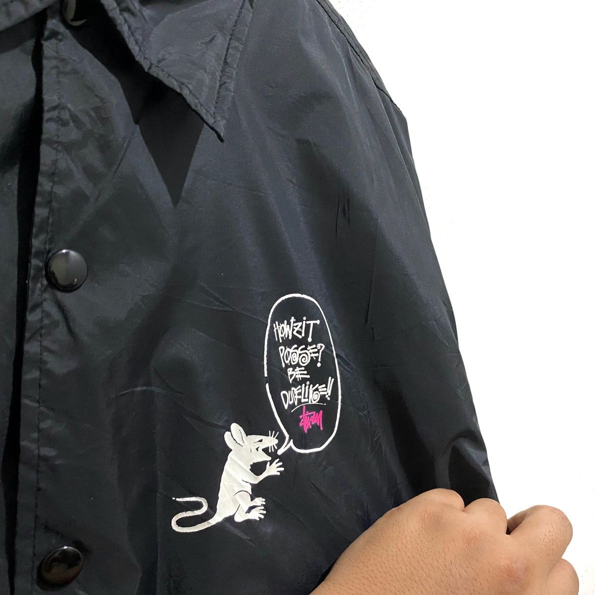 Stussy Rare STUSSY RAT PATROL coat Jacket Nylon USA Size US L / EU 52-54 / 3 - 3 Thumbnail