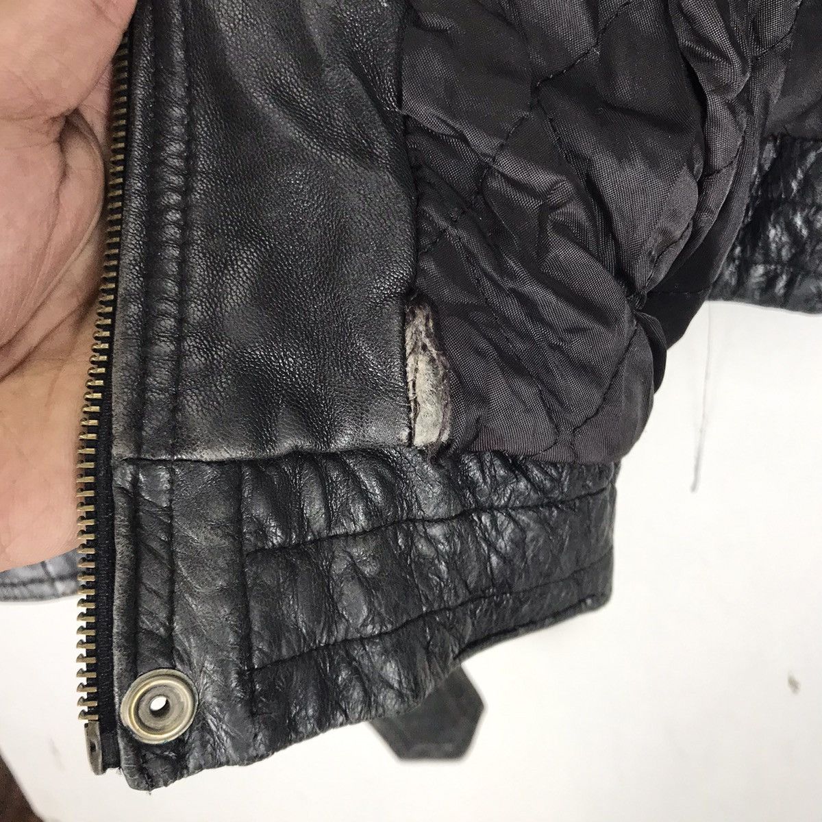 Genuine Leather × Japanese Brand Cowhide Issey Miyake Inspired Oversize Leather Jacket Size US L / EU 52-54 / 3 - 24 Thumbnail