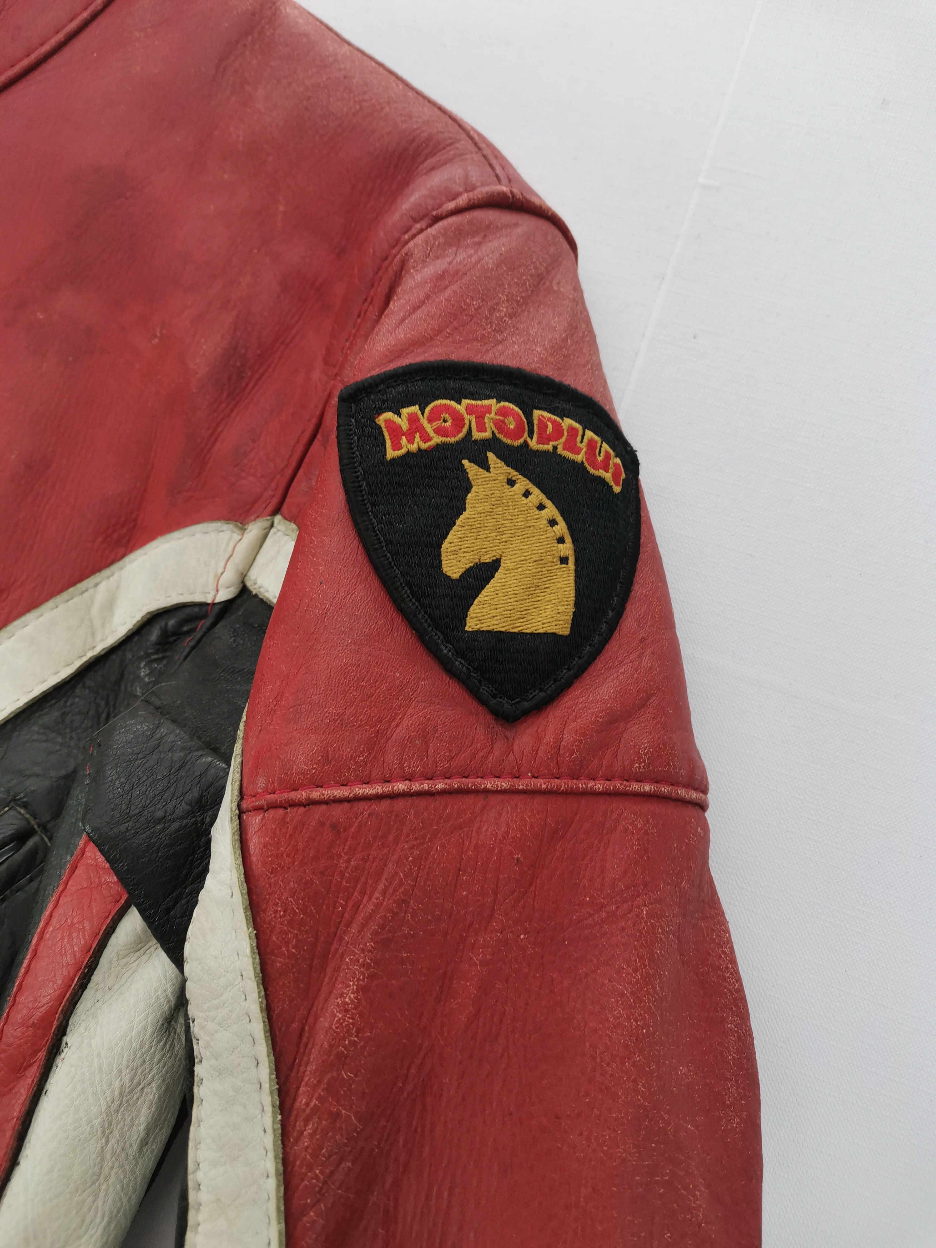 Indian Motorcycle Vintage 80s Racing Motorcycle Suit Leather Jacket Moto Plus Size US M / EU 48-50 / 2 - 2 Thumbnail