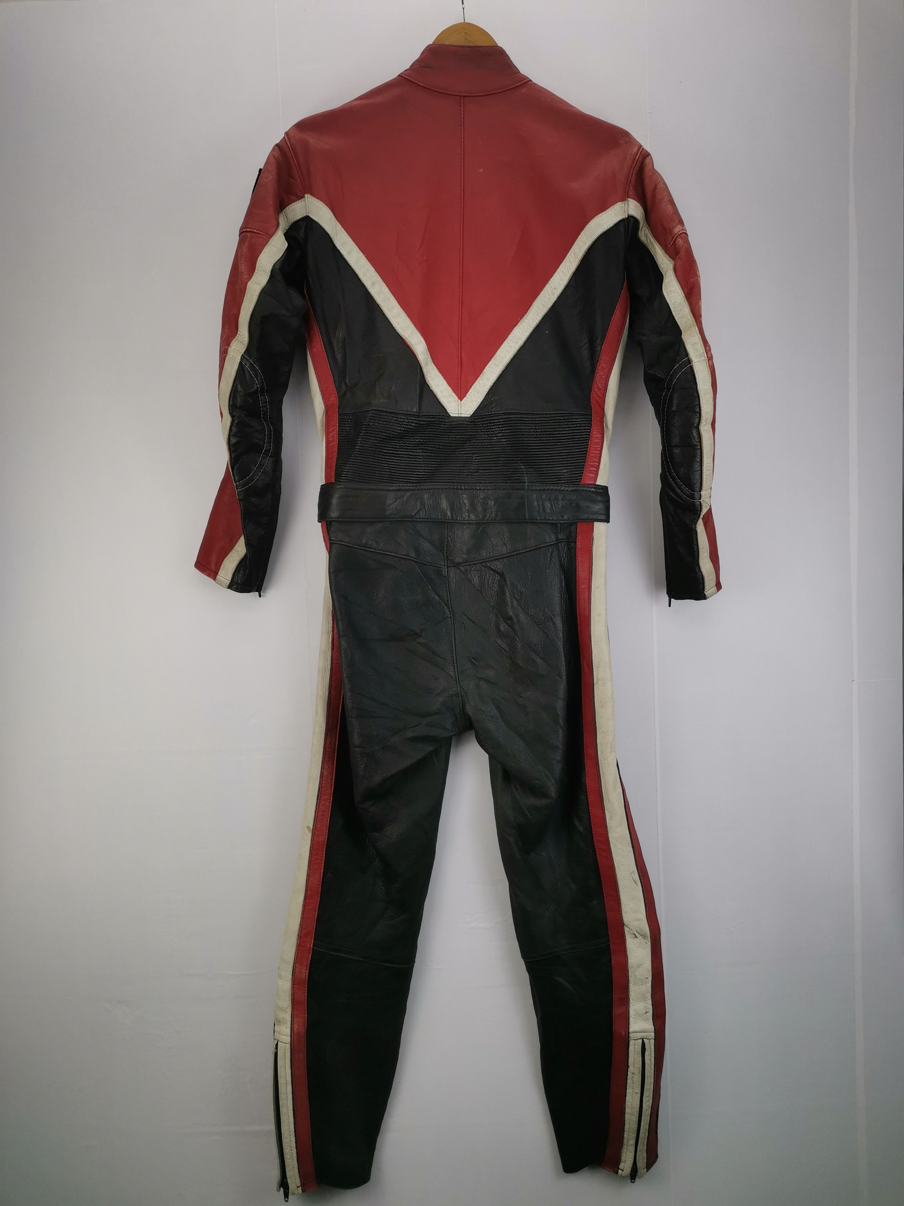 Indian Motorcycle Vintage 80s Racing Motorcycle Suit Leather Jacket Moto Plus Size US M / EU 48-50 / 2 - 7 Thumbnail