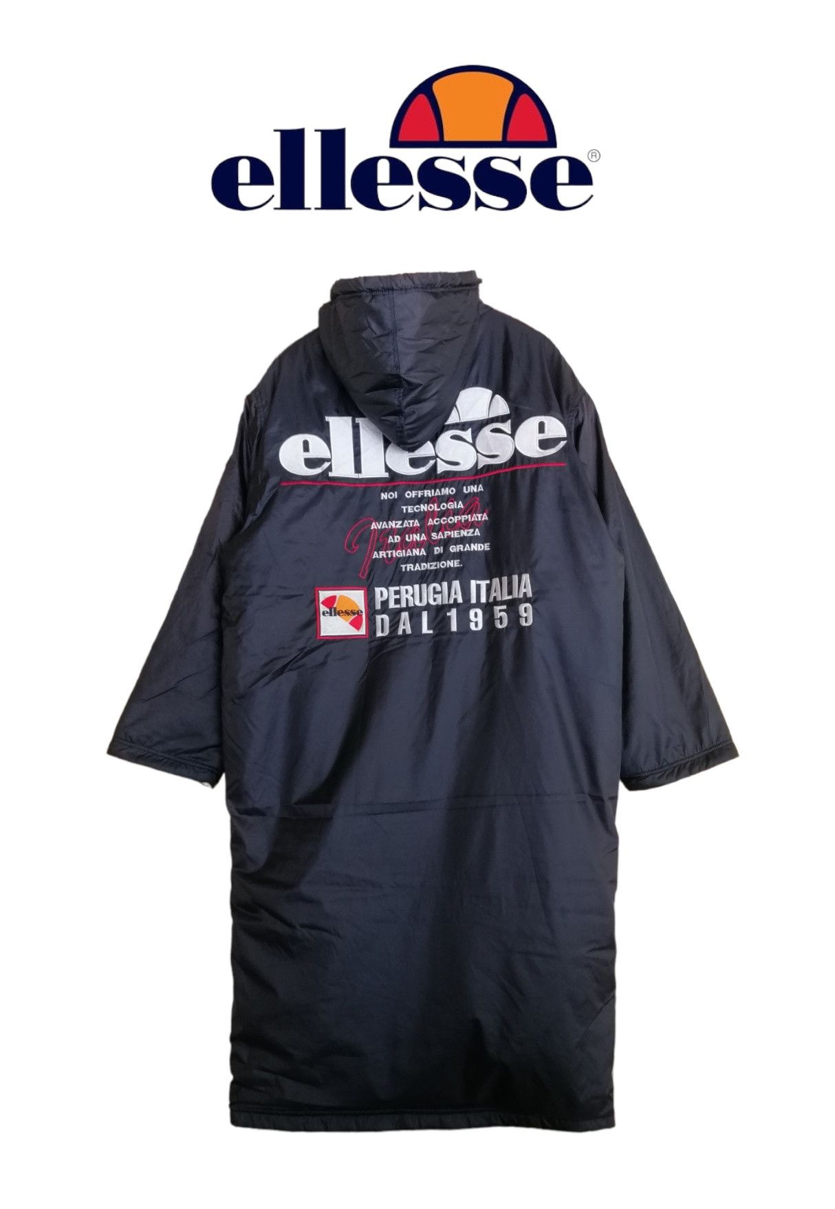 Ellesse Vintage Ellesse Sherpa Lined Long Jacket Size US L / EU 52-54 / 3 - 1 Thumbnail