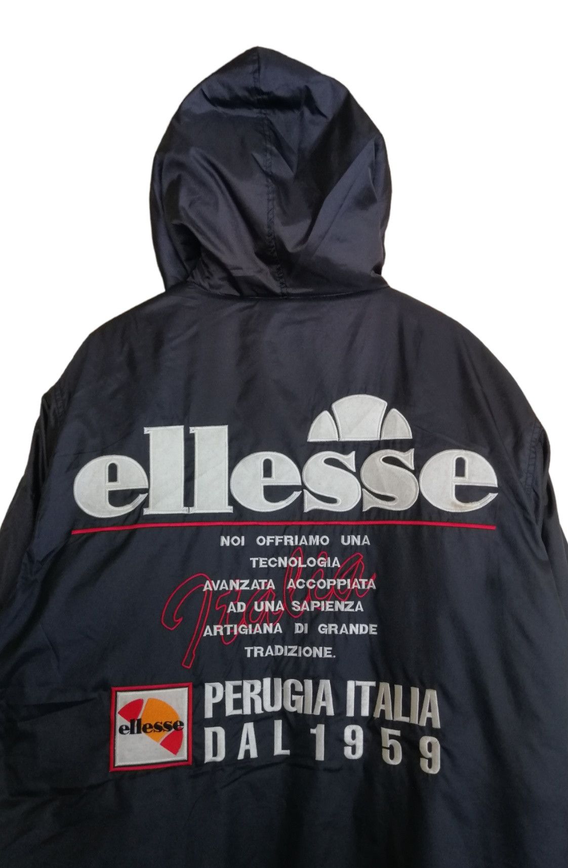 Ellesse Vintage Ellesse Sherpa Lined Long Jacket Size US L / EU 52-54 / 3 - 8 Thumbnail