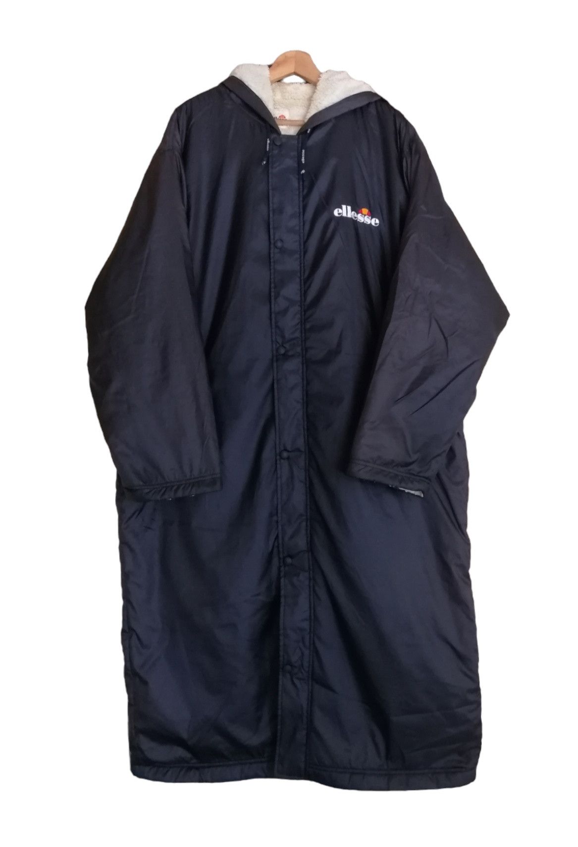 Ellesse Vintage Ellesse Sherpa Lined Long Jacket Size US L / EU 52-54 / 3 - 3 Thumbnail