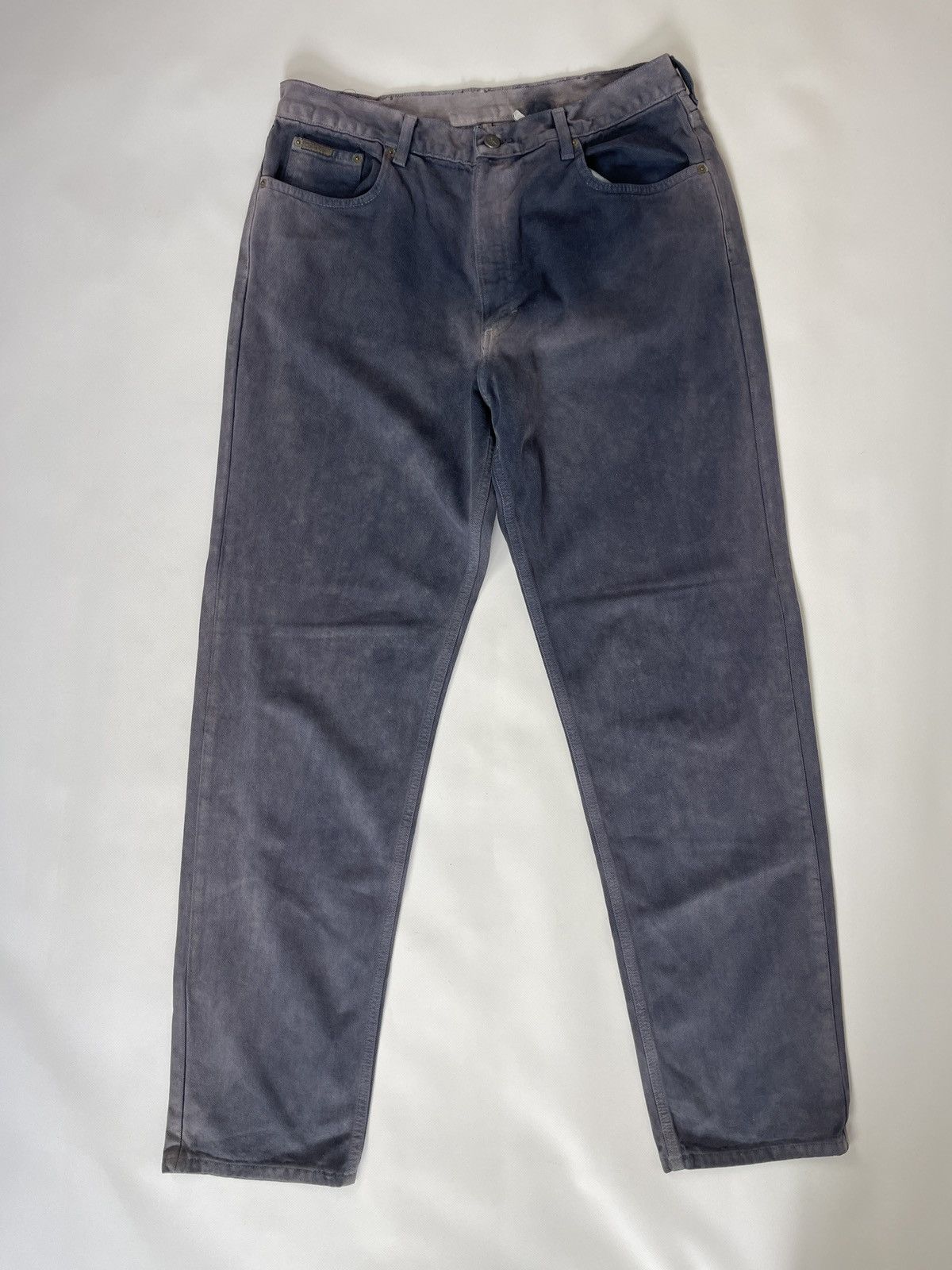 Calvin Klein Calvin Klein fabric washed blue tie-dye made in USA jeans Size US 36 / EU 52 - 3 Thumbnail