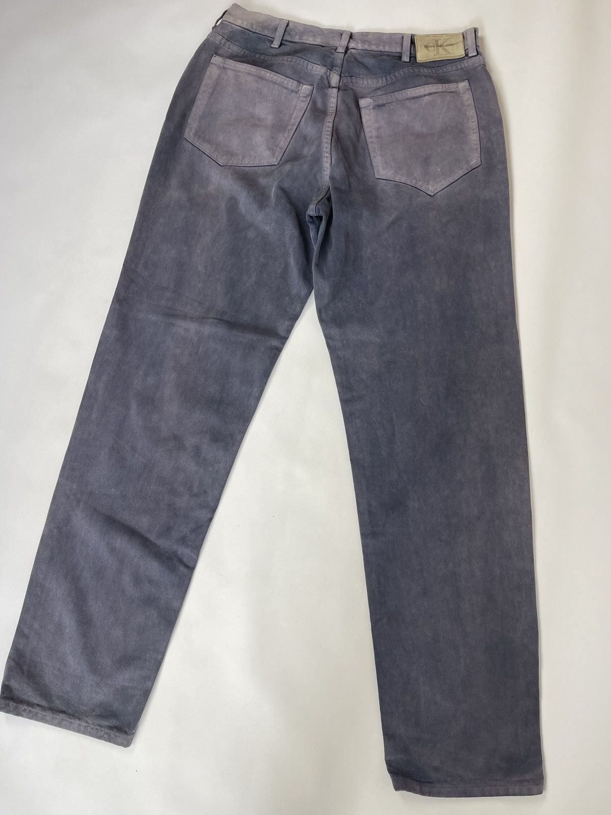 Calvin Klein Calvin Klein fabric washed blue tie-dye made in USA jeans Size US 36 / EU 52 - 13 Thumbnail