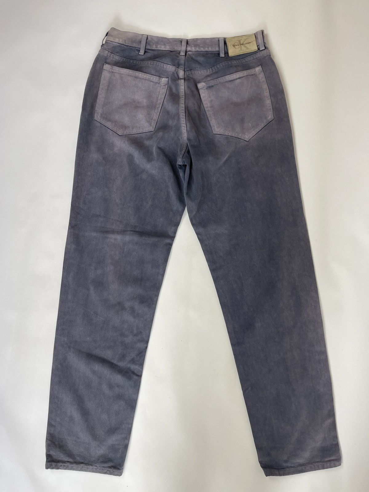 Calvin Klein Calvin Klein fabric washed blue tie-dye made in USA jeans Size US 36 / EU 52 - 12 Thumbnail