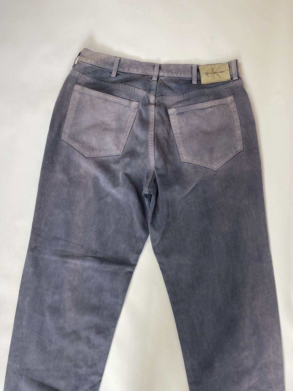 Calvin Klein Calvin Klein fabric washed blue tie-dye made in USA jeans Size US 36 / EU 52 - 1 Thumbnail