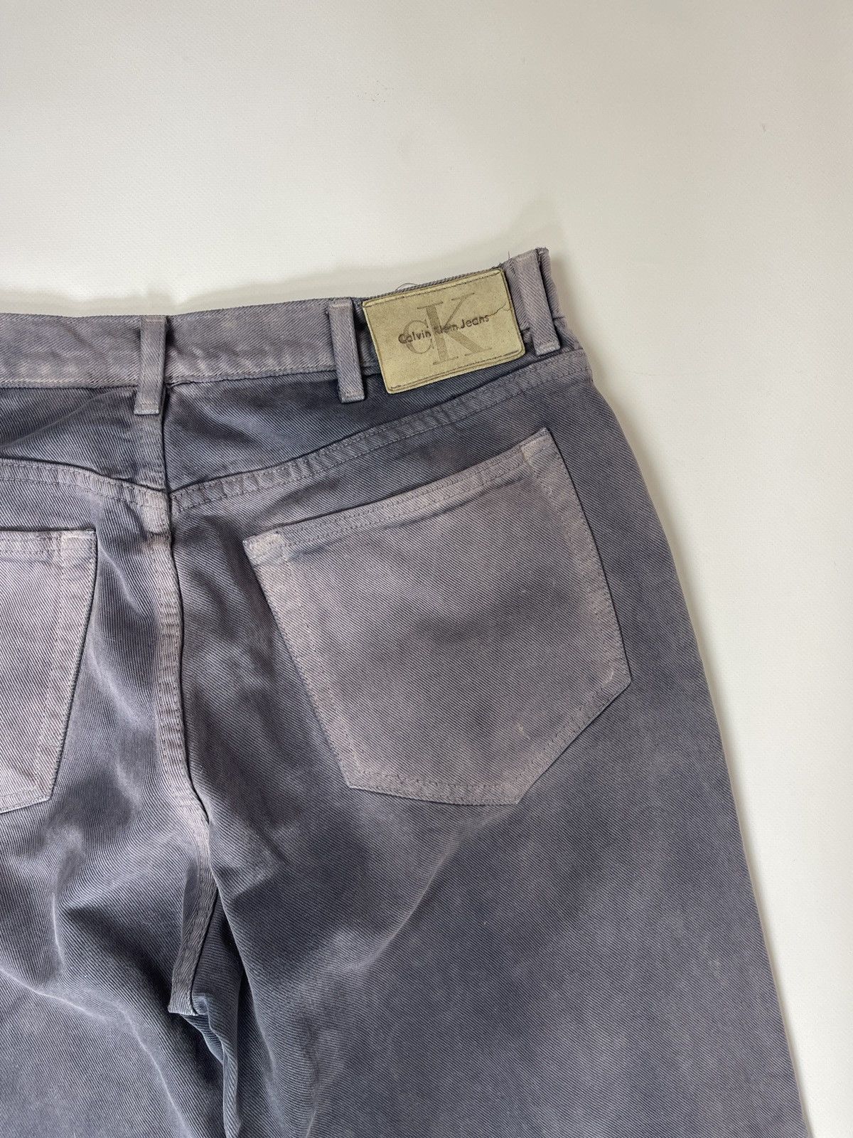 Calvin Klein Calvin Klein fabric washed blue tie-dye made in USA jeans Size US 36 / EU 52 - 17 Thumbnail