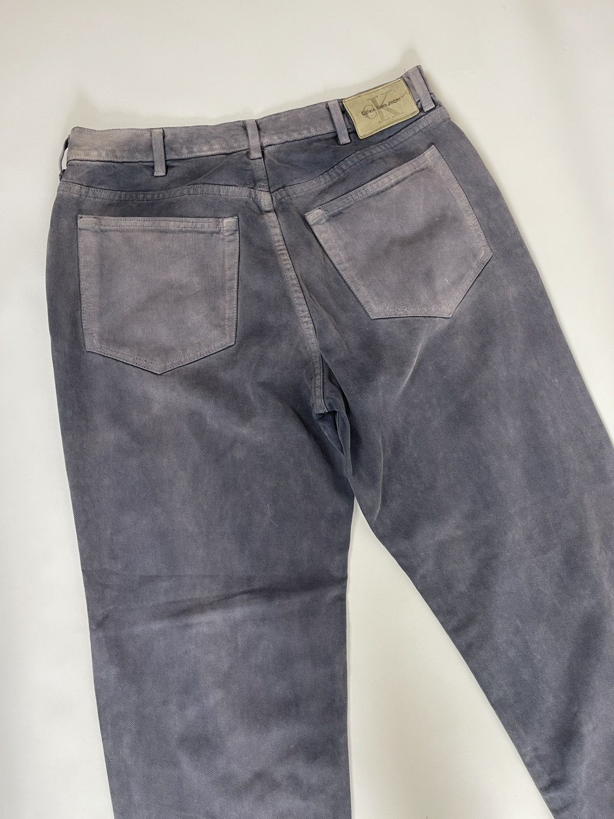 Calvin Klein Calvin Klein fabric washed blue tie-dye made in USA jeans Size US 36 / EU 52 - 15 Thumbnail