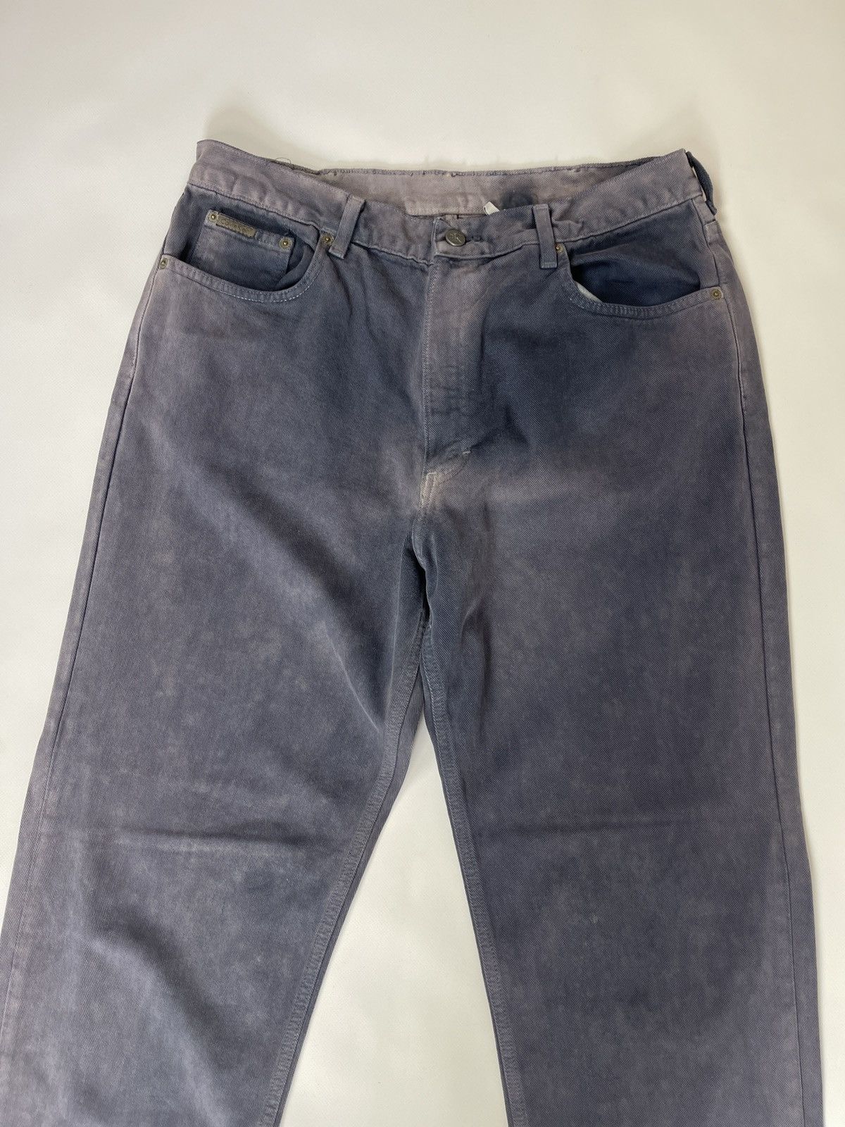 Calvin Klein Calvin Klein fabric washed blue tie-dye made in USA jeans Size US 36 / EU 52 - 2 Thumbnail