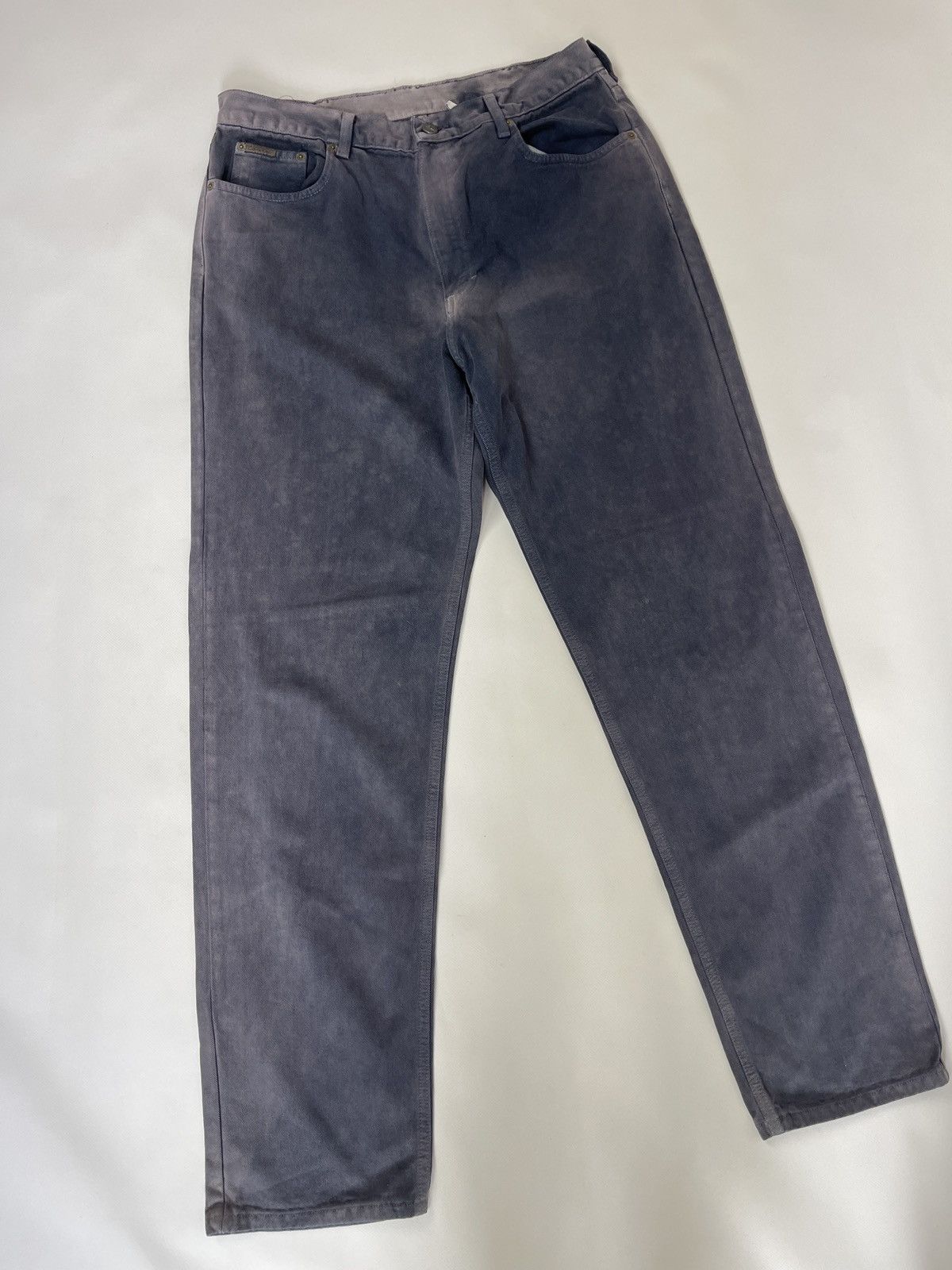 Calvin Klein Calvin Klein fabric washed blue tie-dye made in USA jeans Size US 36 / EU 52 - 5 Thumbnail