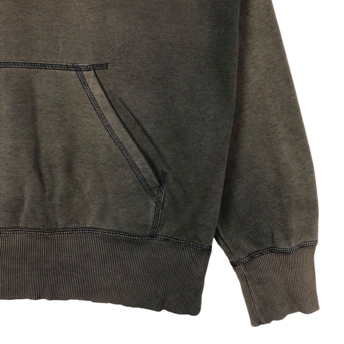 Nike Nike Centre Logo Moss Travis Scott Style Trashed Hoodie Size US L / EU 52-54 / 3 - 4 Thumbnail