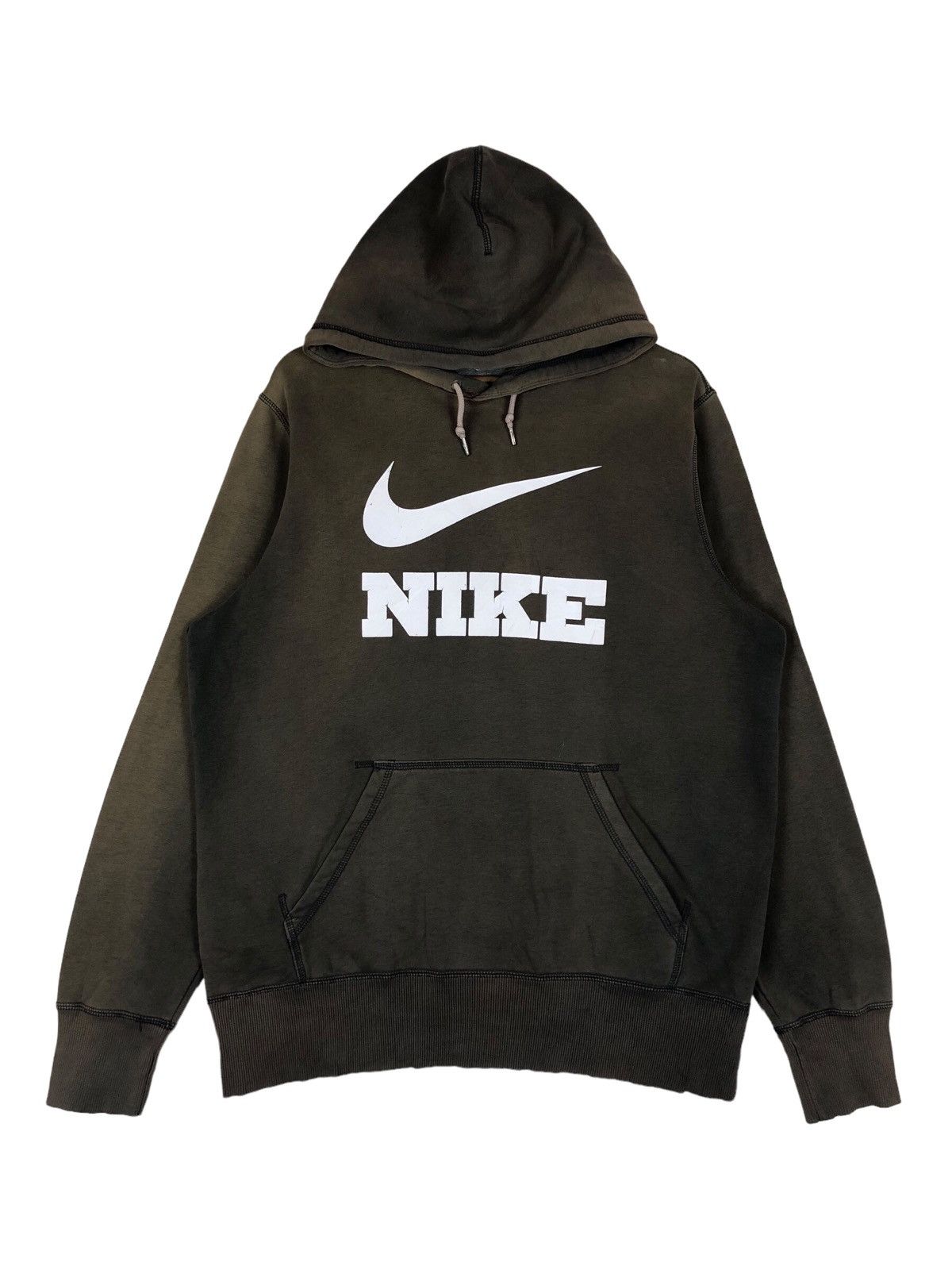Nike Nike Centre Logo Moss Travis Scott Style Trashed Hoodie Size US L / EU 52-54 / 3 - 1 Thumbnail