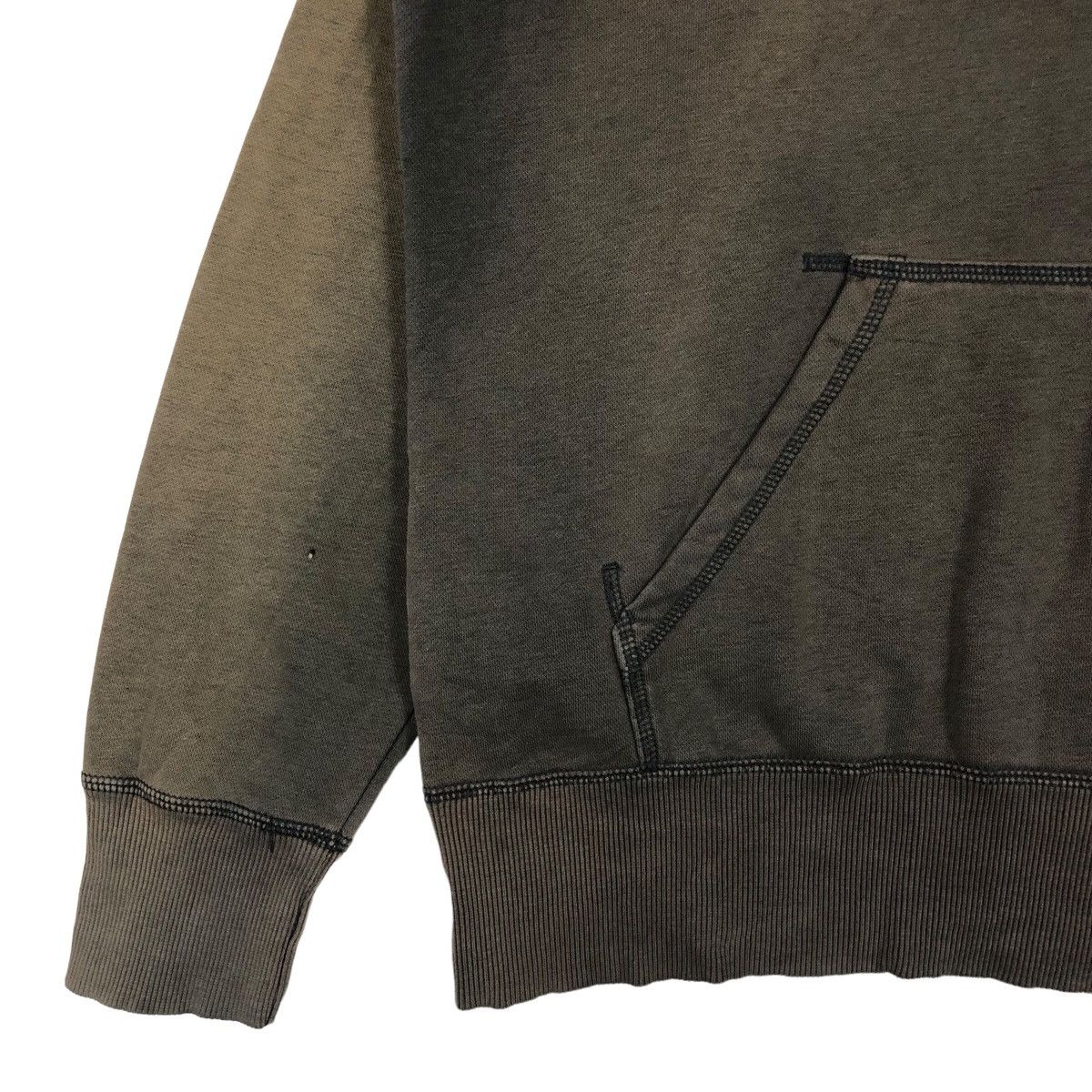 Nike Nike Centre Logo Moss Travis Scott Style Trashed Hoodie Size US L / EU 52-54 / 3 - 3 Thumbnail