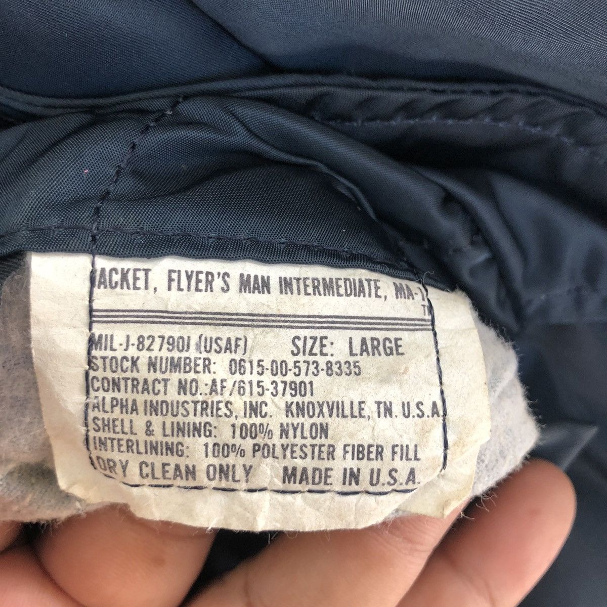 Alpha Industries ALPHA INDUSTRIES USAF FLIGHT BOMBER JACKET Size US M / EU 48-50 / 2 - 10 Thumbnail