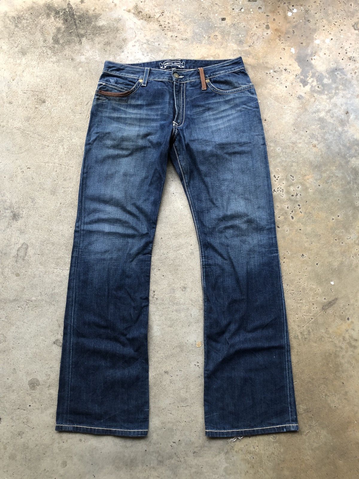 Robins Jeans ROBIN JEANS SWAROSKI DENIM JEANS FLARED Size US 35 - 2 Thumbnail