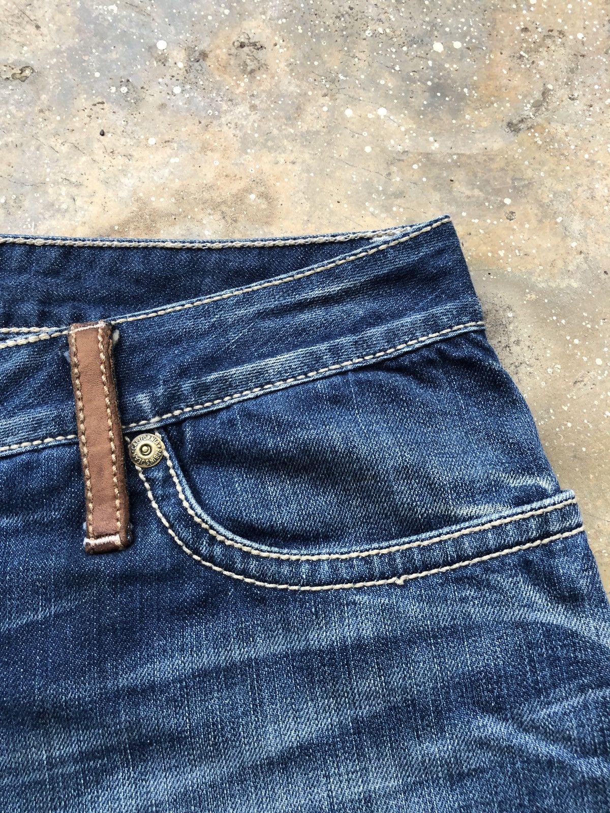 Robins Jeans ROBIN JEANS SWAROSKI DENIM JEANS FLARED Size US 35 - 6 Thumbnail