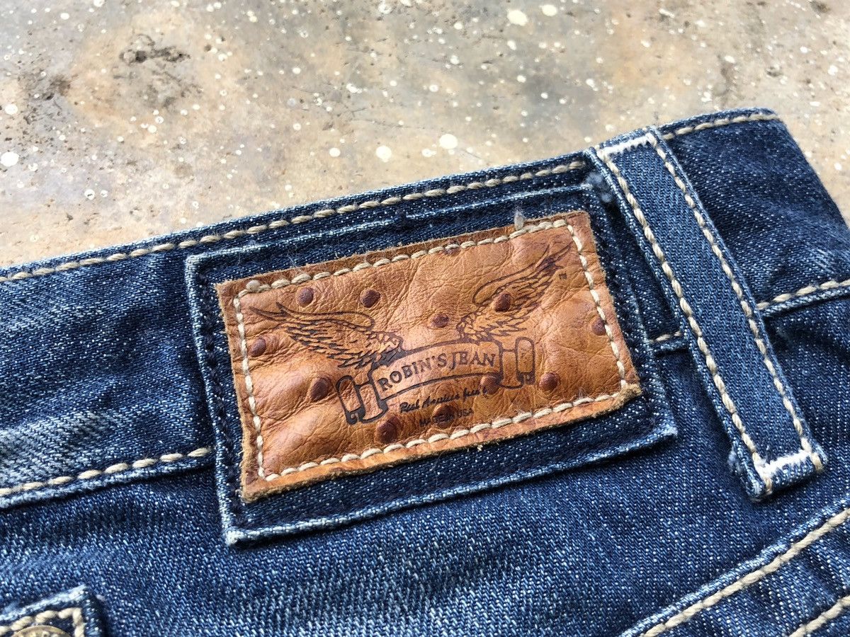 Robins Jeans ROBIN JEANS SWAROSKI DENIM JEANS FLARED Size US 35 - 22 Thumbnail