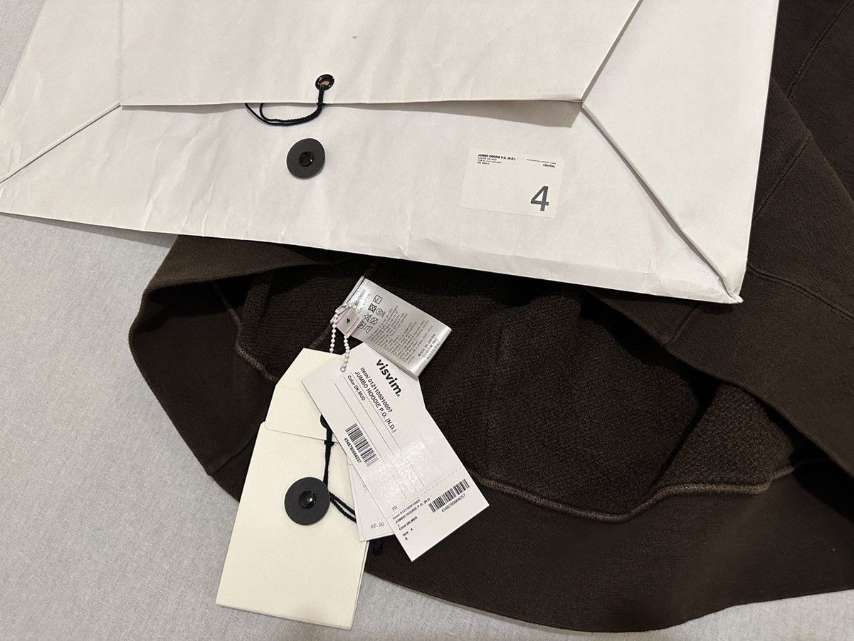 Visvim Visvim Jumbo Hoodie P.O. (N.D.) - BNWT - size 4 Size US XL / EU 56 / 4 - 9 Thumbnail