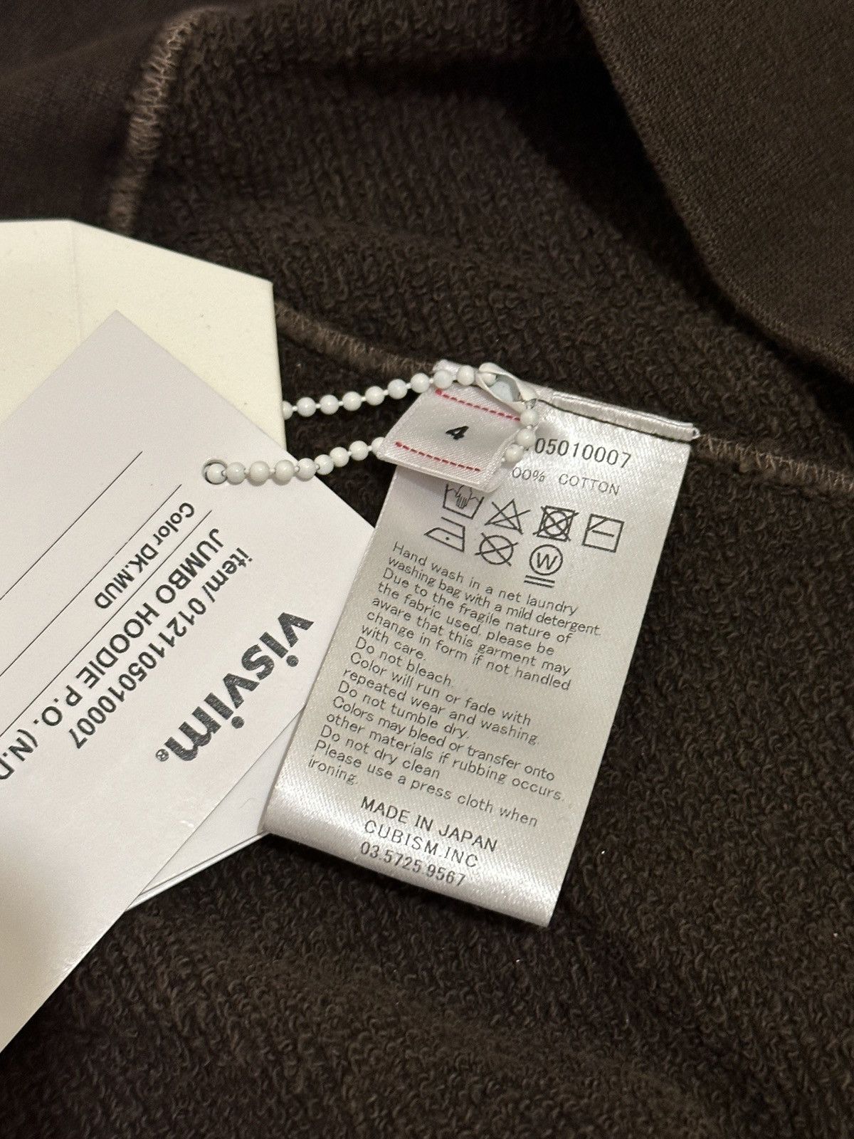 Visvim Visvim Jumbo Hoodie P.O. (N.D.) - BNWT - size 4 Size US XL / EU 56 / 4 - 8 Thumbnail