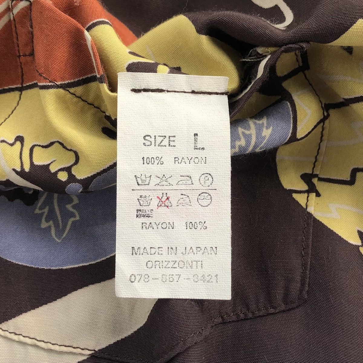 Denime Denime Japanese Sensu Motif Design Hand Print Hawaiian Shirt Size US L / EU 52-54 / 3 - 10 Thumbnail