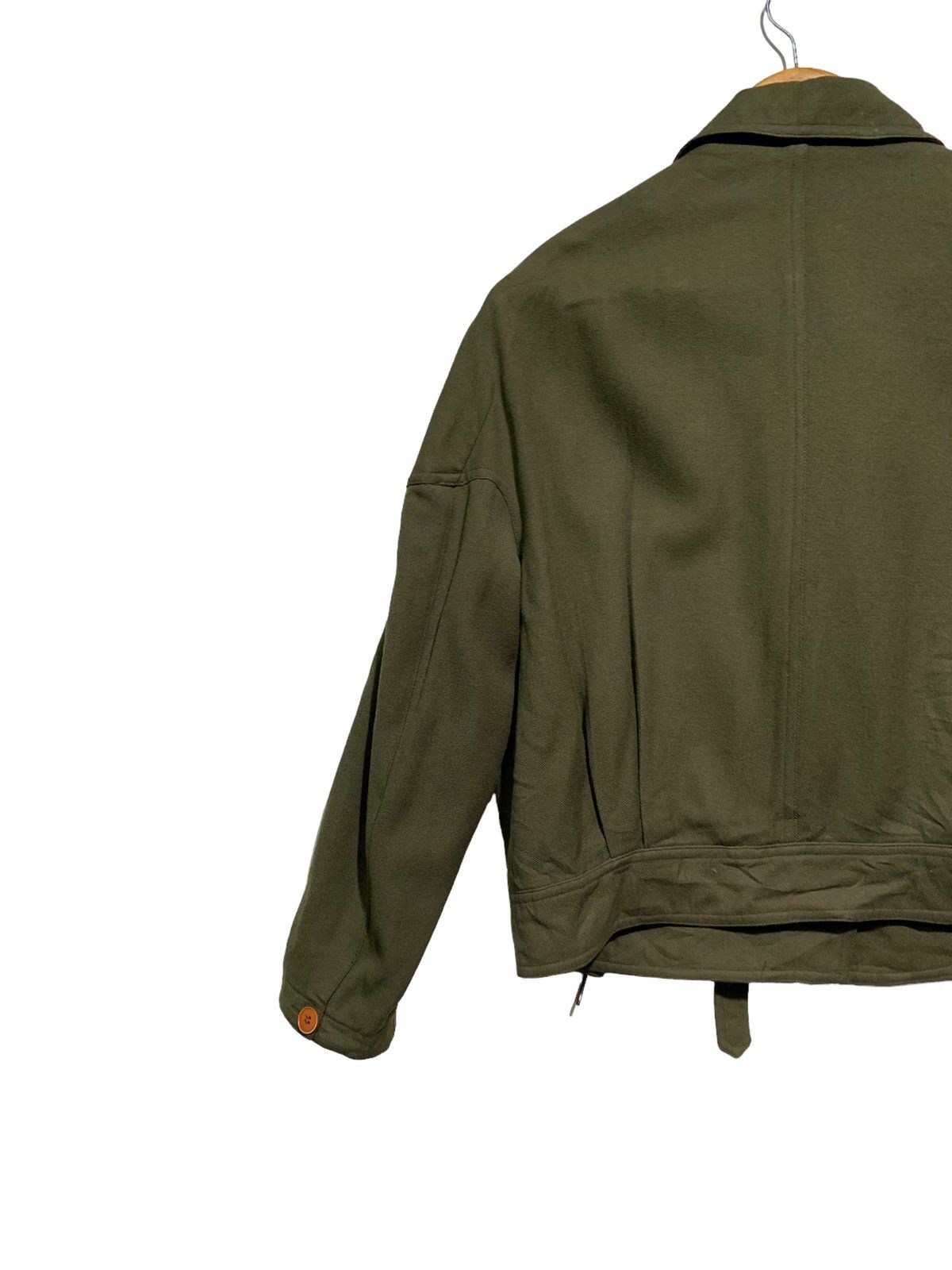 Hai Sporting Gear × Issey Miyake 🔥HSG WOOL GREEN JACKETS Size M / US 6-8 / IT 42-44 - 7 Thumbnail