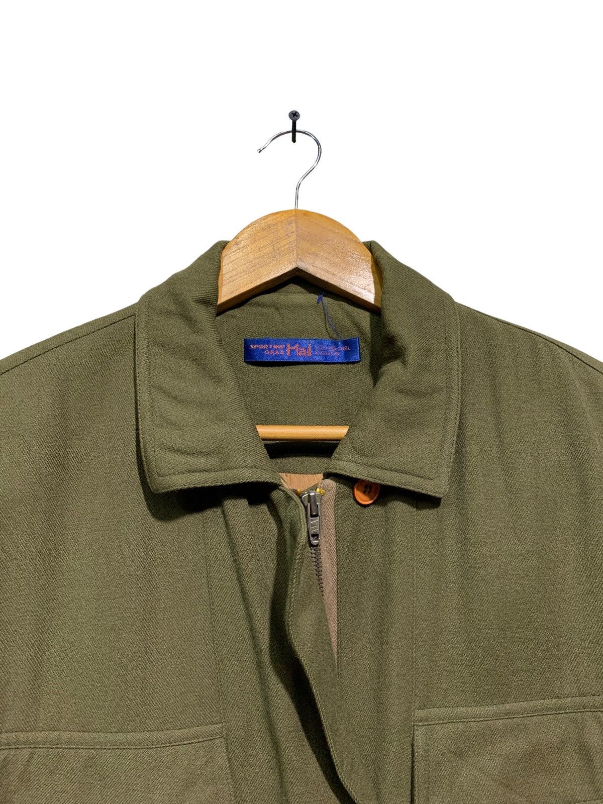 Hai Sporting Gear × Issey Miyake 🔥HSG WOOL GREEN JACKETS Size M / US 6-8 / IT 42-44 - 4 Thumbnail