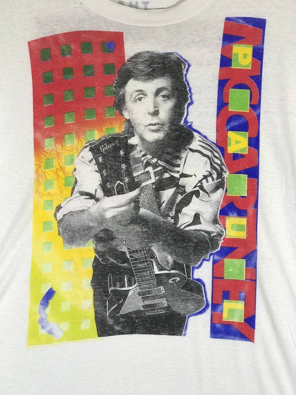 Band Tees Vintage rare 1989/90 Paul McCartney The Beatles Size US L / EU 52-54 / 3 - 3 Thumbnail