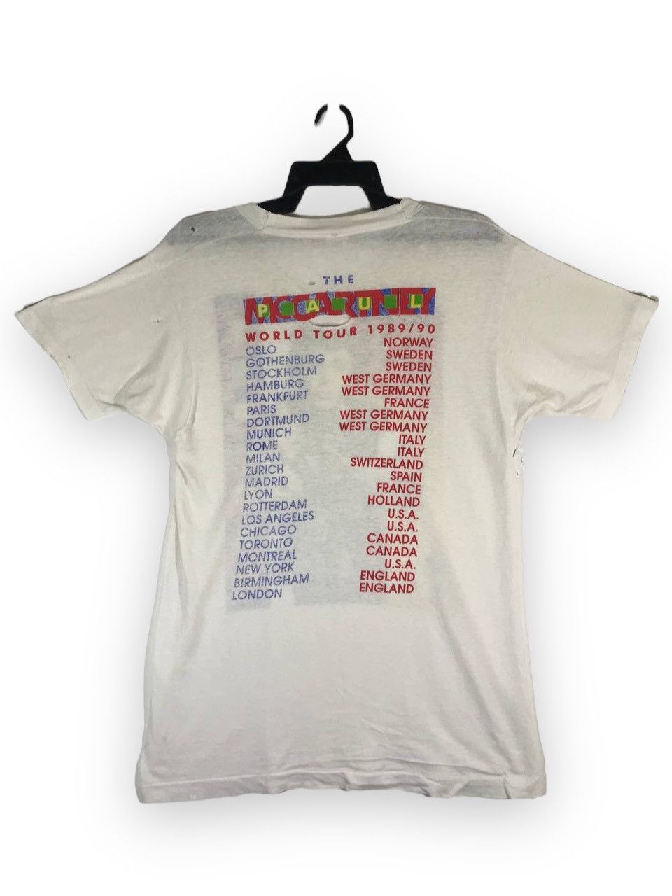Band Tees Vintage rare 1989/90 Paul McCartney The Beatles Size US L / EU 52-54 / 3 - 4 Thumbnail