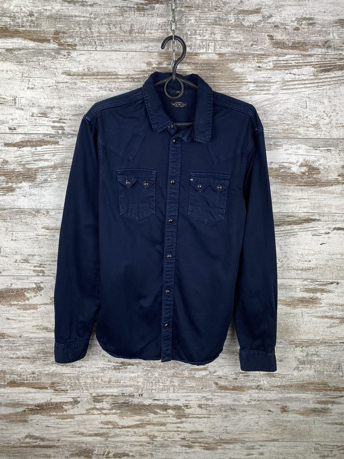 Allsaints × Japanese Brand Men AllSaints Shirts Button Up Hawaiian all saints luxury SS Size US S / EU 44-46 / 1 - 1 Thumbnail