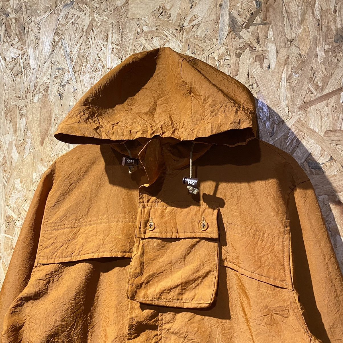Hai Sporting Gear × Issey Miyake 90s Vintage Hai Sporting Gear Mustard Yellow Pocket Jackets Size US L / EU 52-54 / 3 - 4 Thumbnail