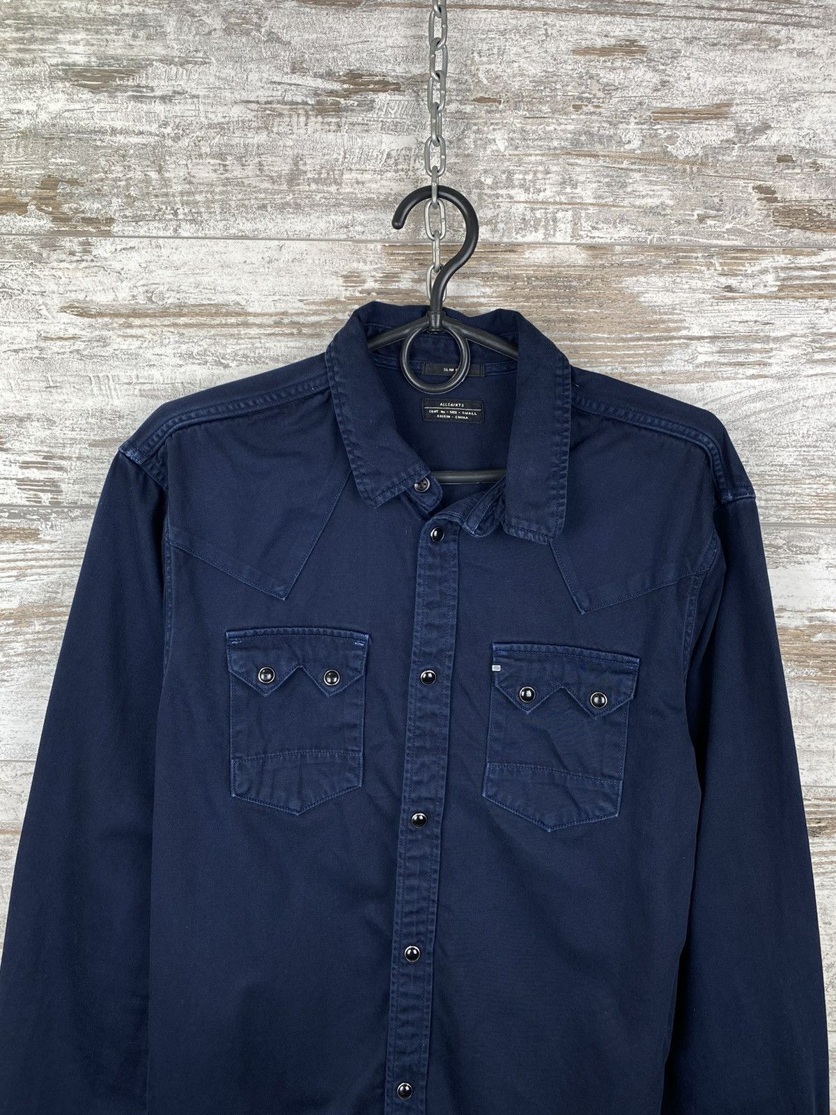 Allsaints × Japanese Brand Men AllSaints CREEKIS LS SHIRT Button Up Hawaiian luxury SS Size US S / EU 44-46 / 1 - 2 Thumbnail