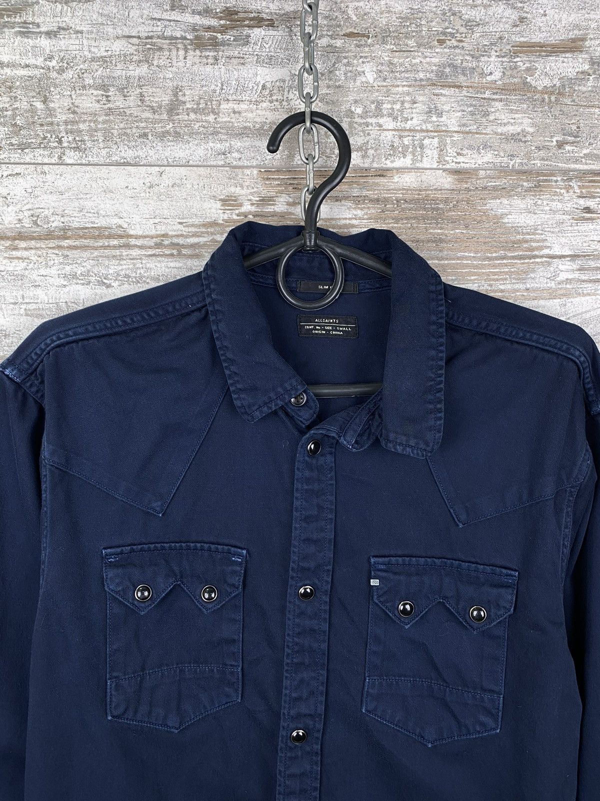 Allsaints × Japanese Brand Men AllSaints CREEKIS LS SHIRT Button Up Hawaiian luxury SS Size US S / EU 44-46 / 1 - 5 Thumbnail