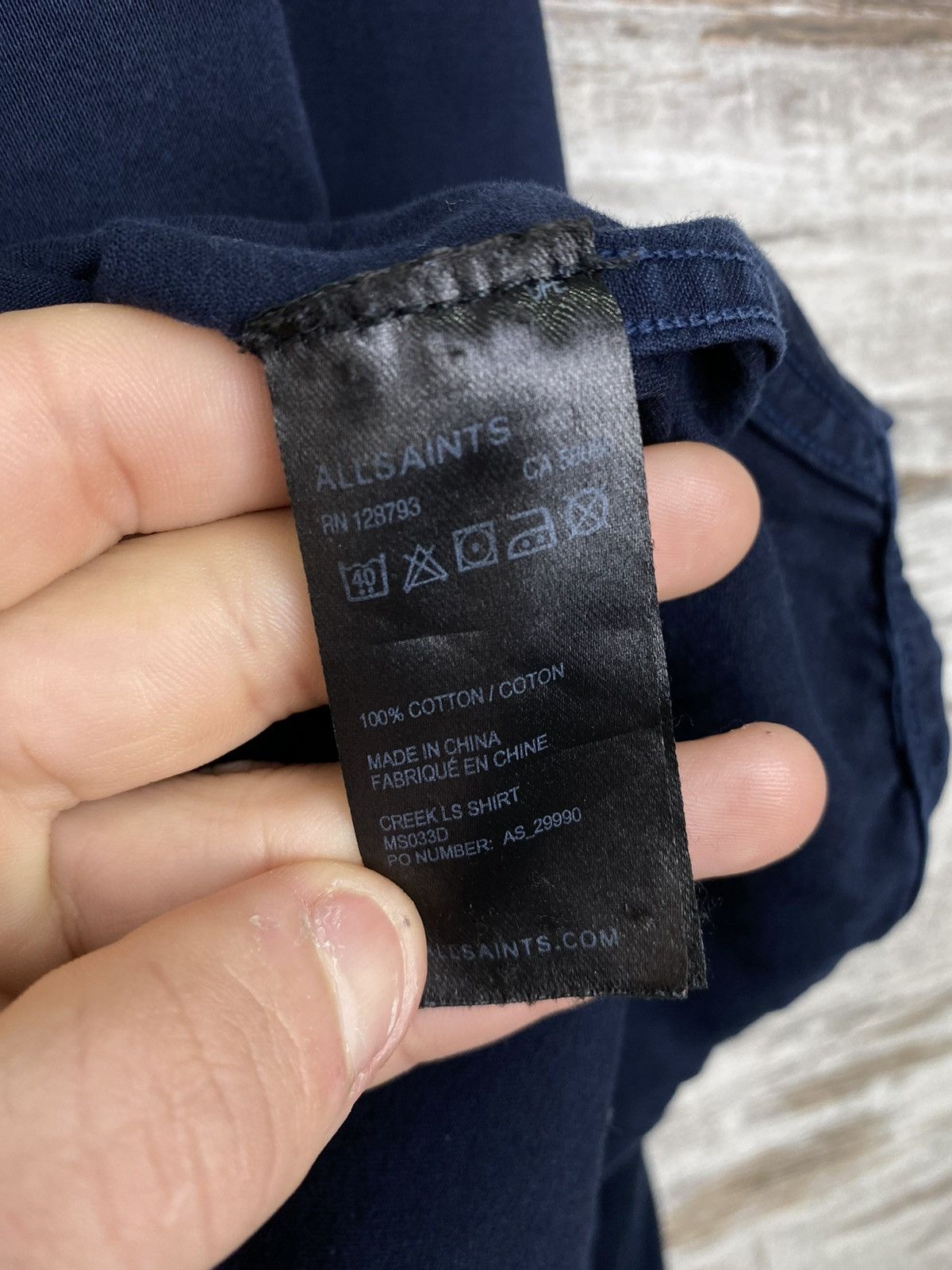 Allsaints × Japanese Brand Men AllSaints CREEKIS LS SHIRT Button Up Hawaiian luxury SS Size US S / EU 44-46 / 1 - 11 Thumbnail