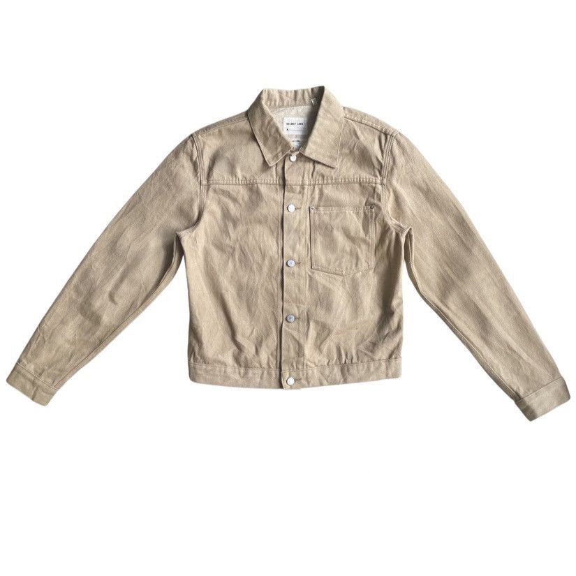 image of Helmut Lang Archive Sand Beige Raw Denim One Pocket, Men's (Size Medium)